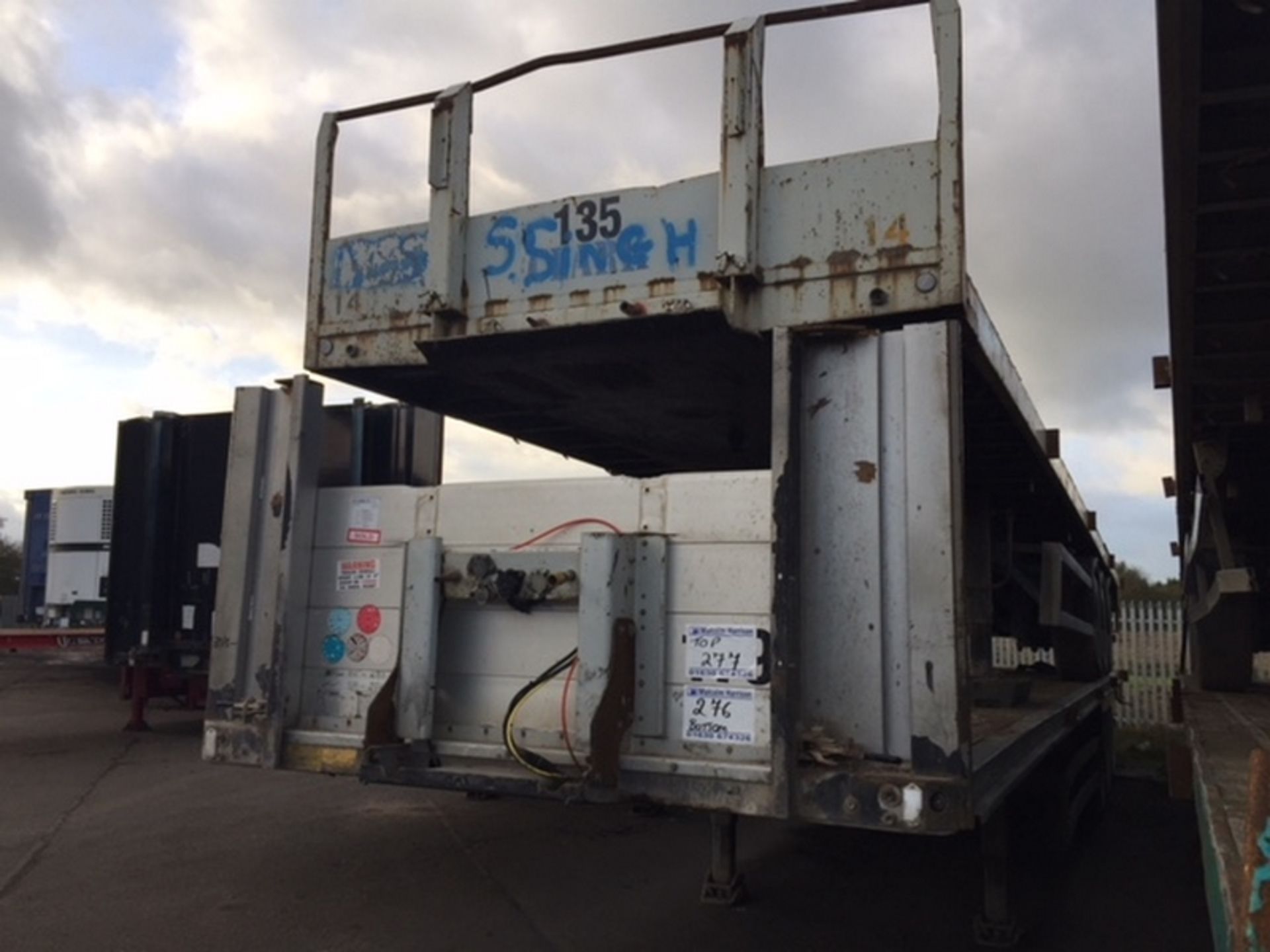 York Flat Trailer Tri Axle