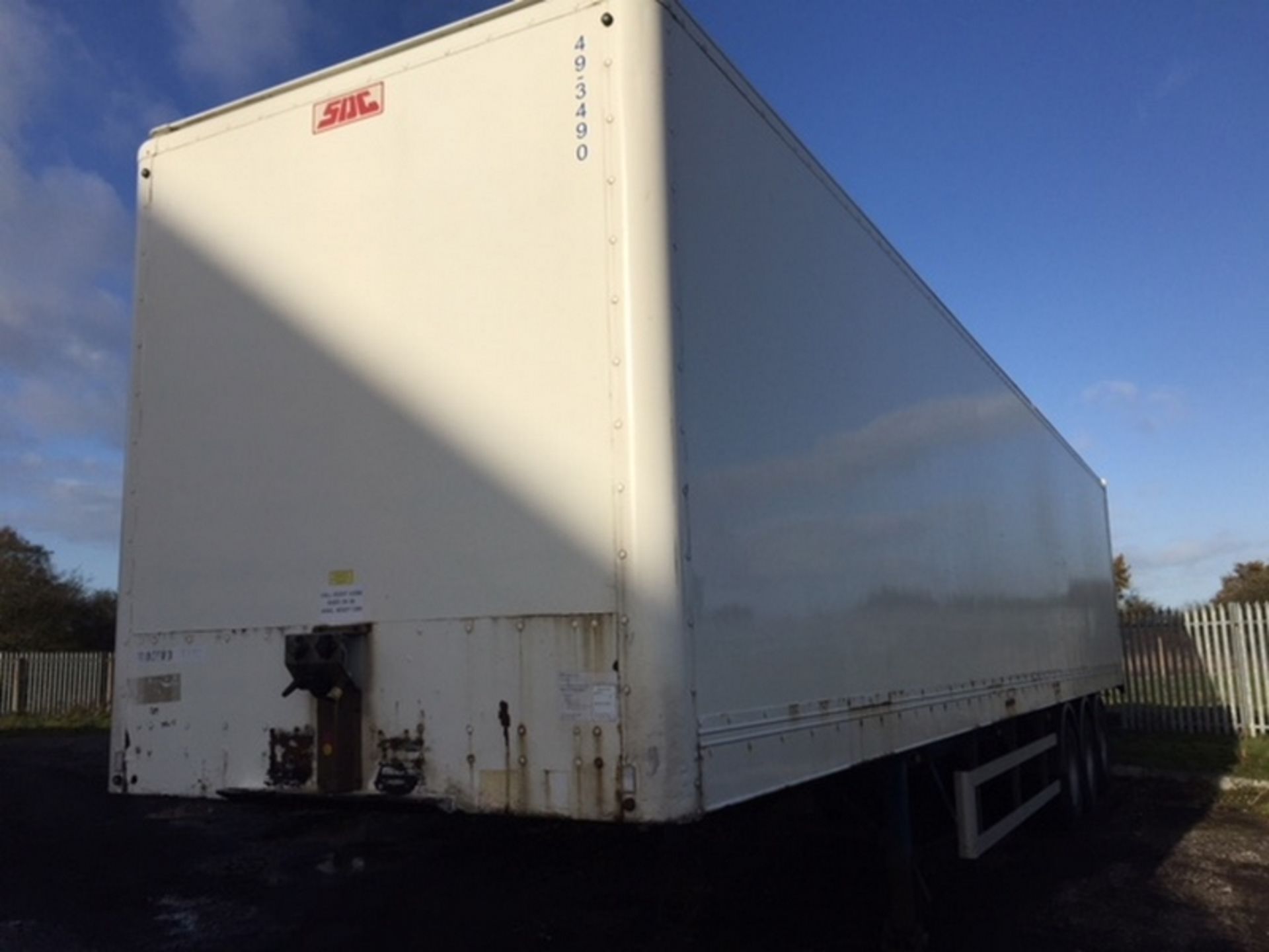 SDC 45' Box Van Trailer Tri Axle