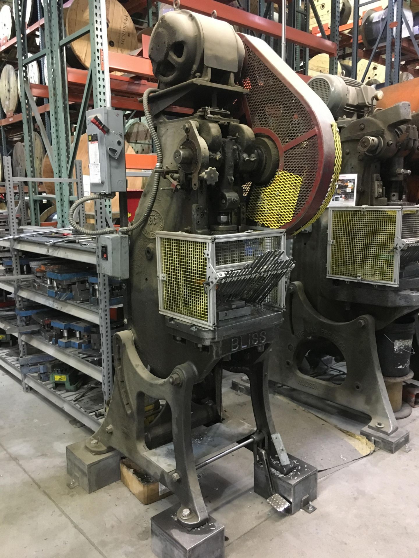 21 Ton Bliss 19C OBI Punch Press