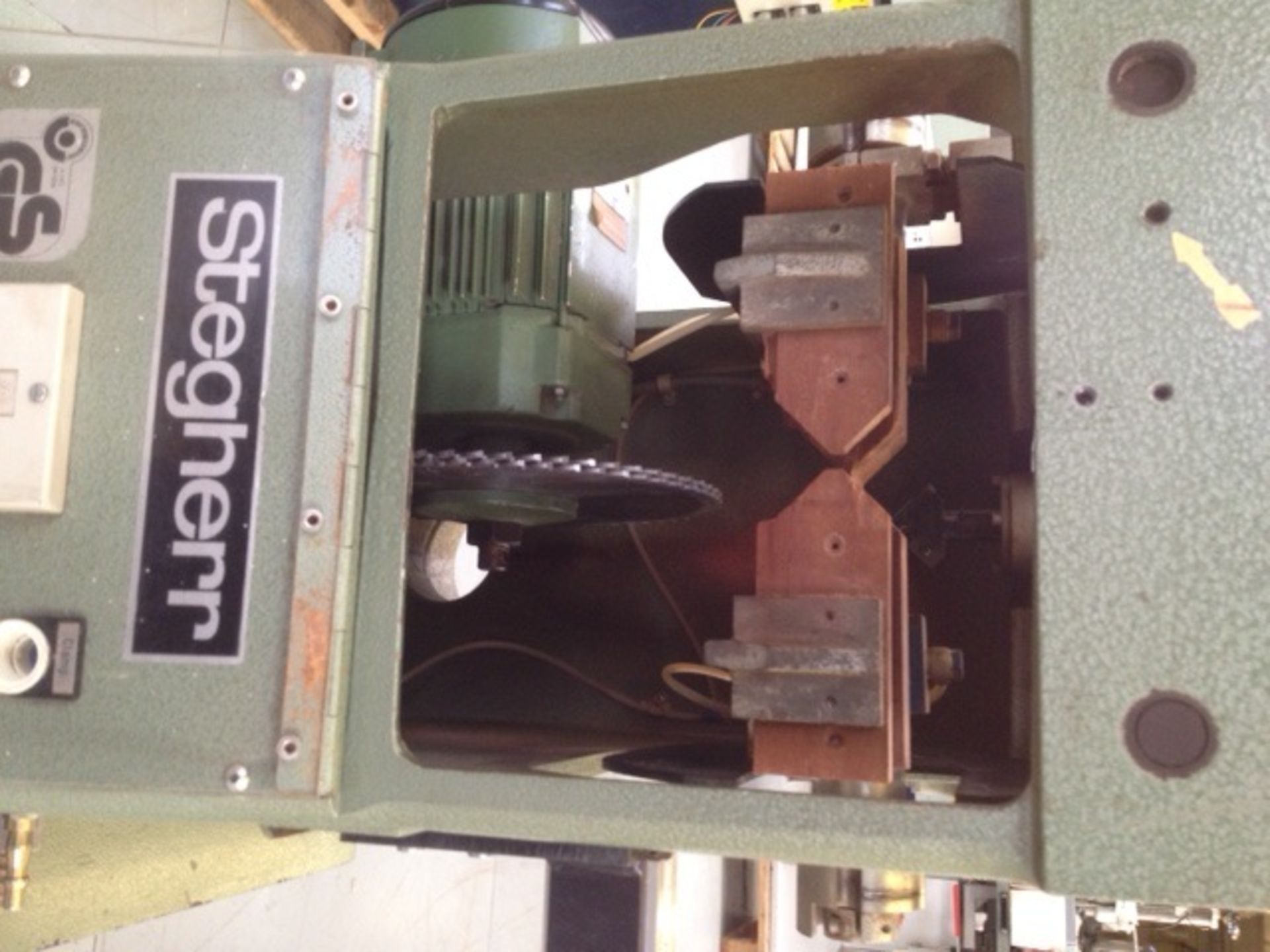 STEGHERRKSF Mini Closed Halving Joint Machine c/w fence - Image 3 of 3