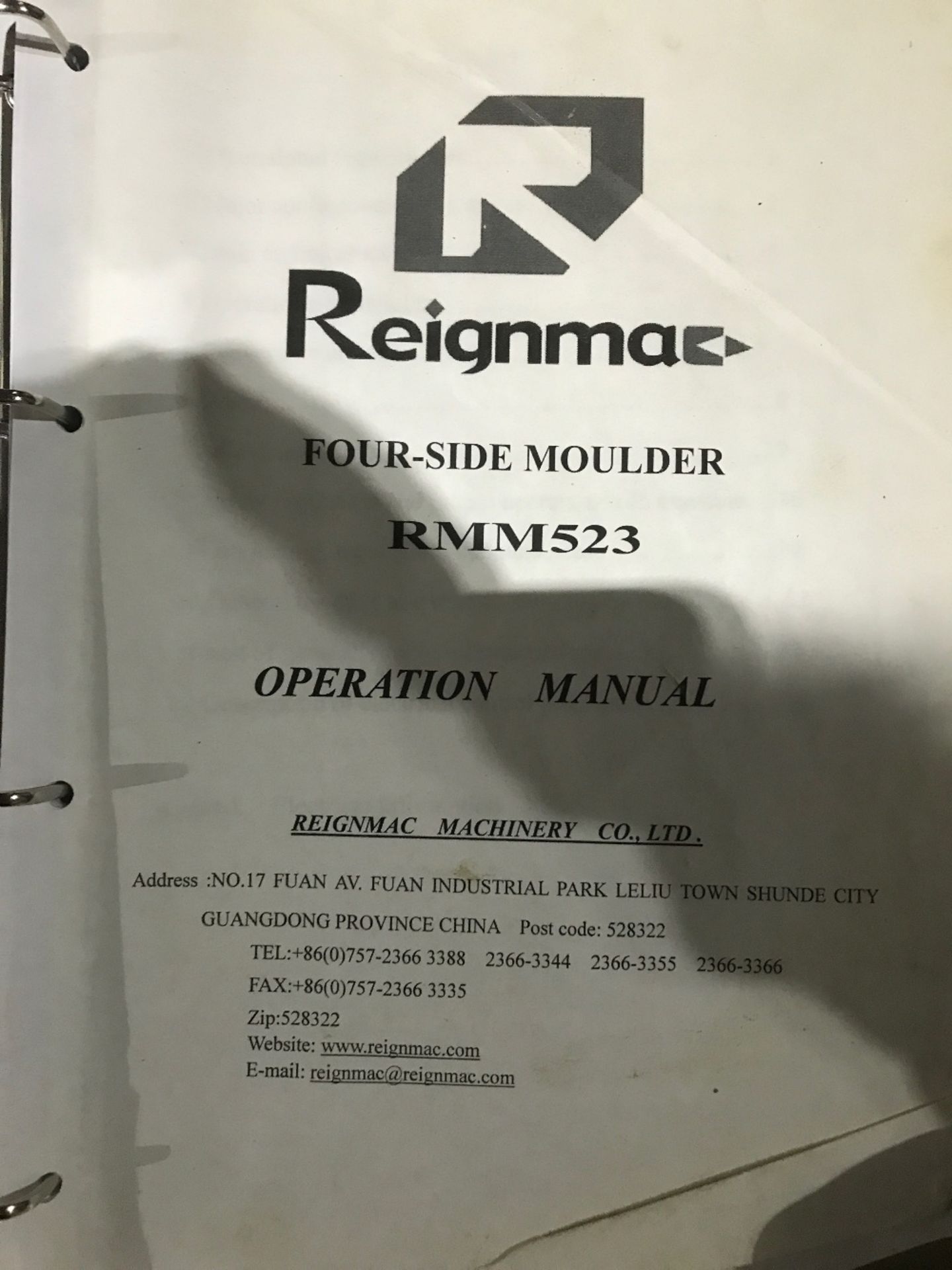 Reignmac RMM523 Planer Moulder - Image 11 of 11