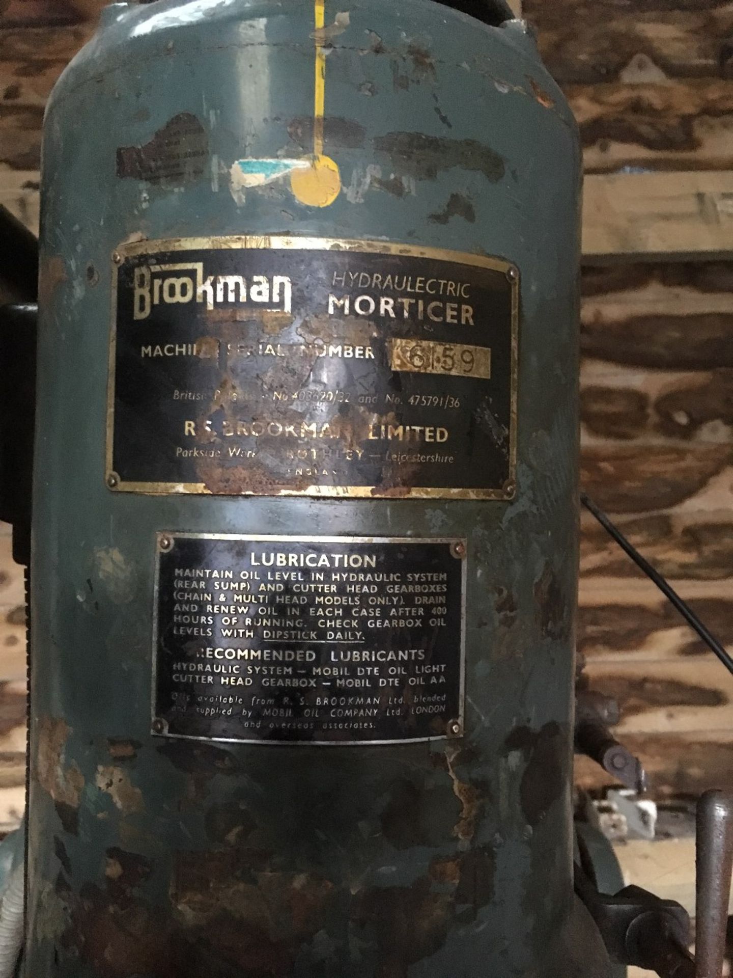 Brookman hydraulic morticer - Image 2 of 2