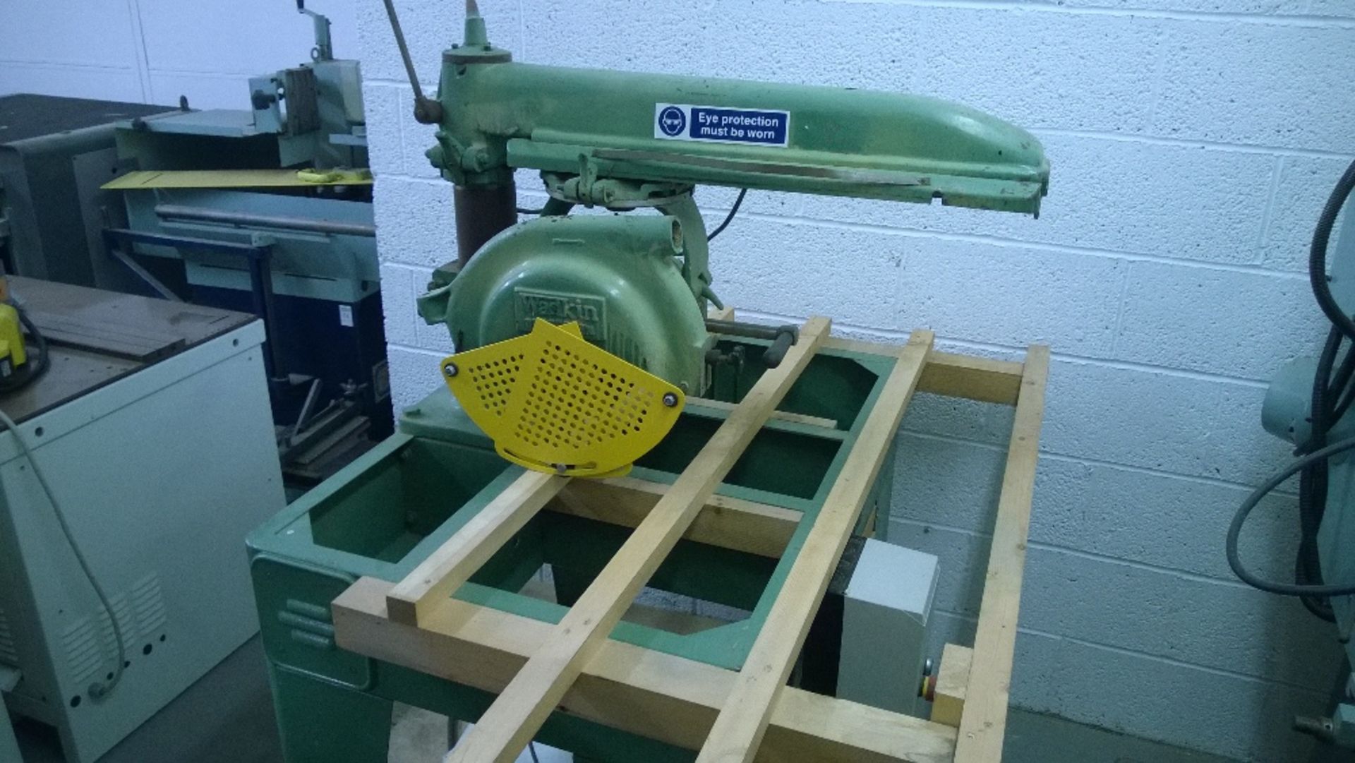 Wadkin BRA Cross-cut saw with DC Brake