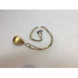 Gouden hanger met ketting 14 krt. 8.99 gr