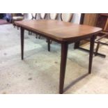 Vintage tafel teakhout jaren 60 uitschuifbaar