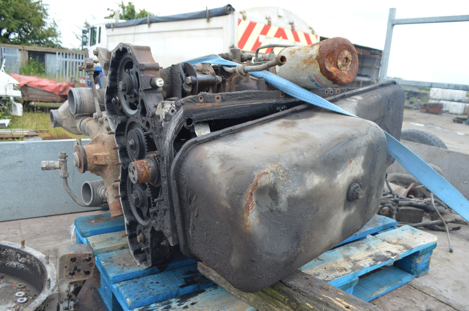 LEYLAND DAF 250BHP MANUAL DIESEL PUMP ENGINE, COMPLETE WITH TURBO, 250 ATI DIESEL - UNTESTED - Image 9 of 11