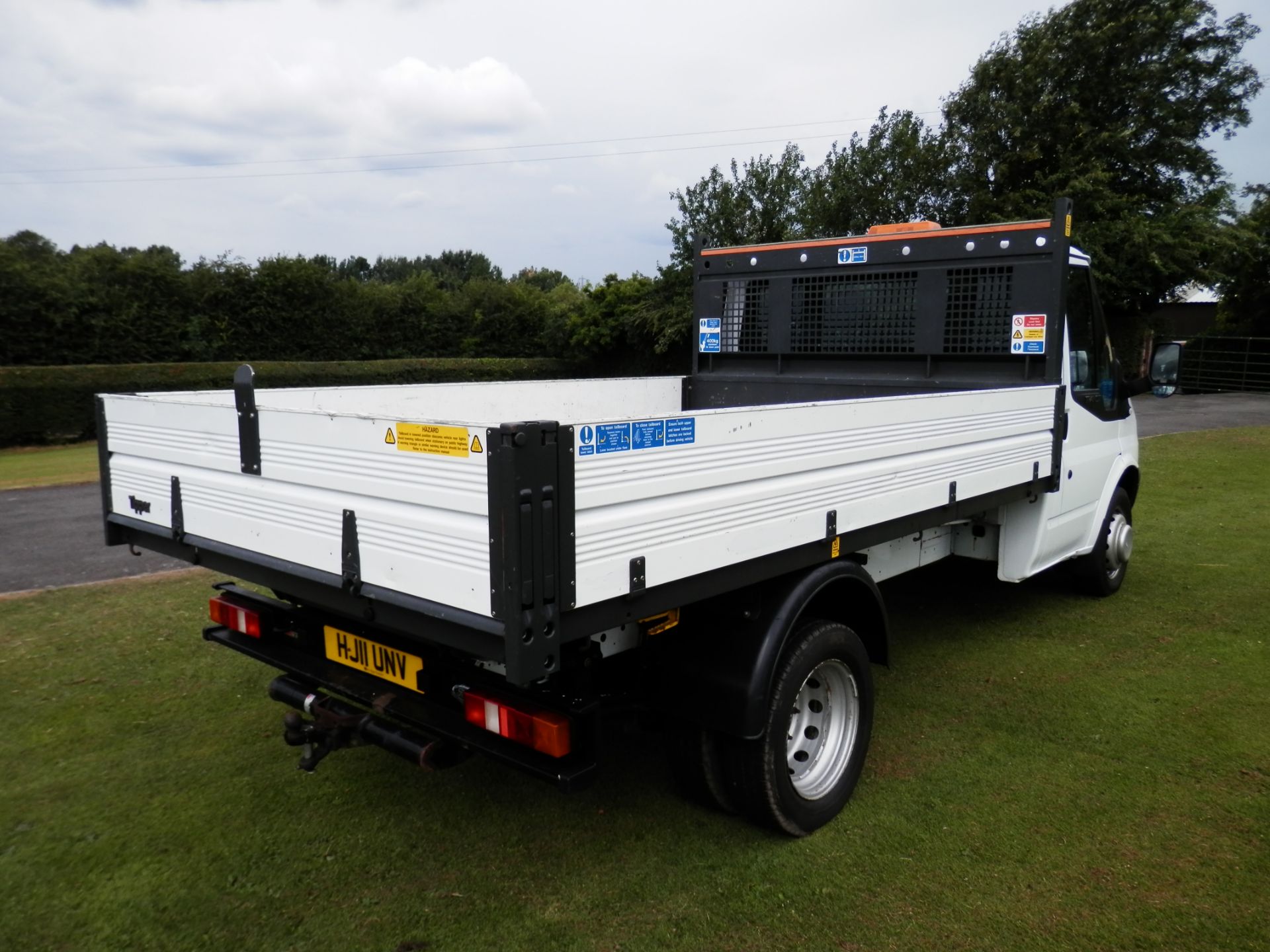 2011/11 PLATE FORD TRANSIT DROPSIDE TIPPER,T350 115, ONE-STOP CONVERSION. ONLY 35K MILES, SUPERB VAN - Image 4 of 18