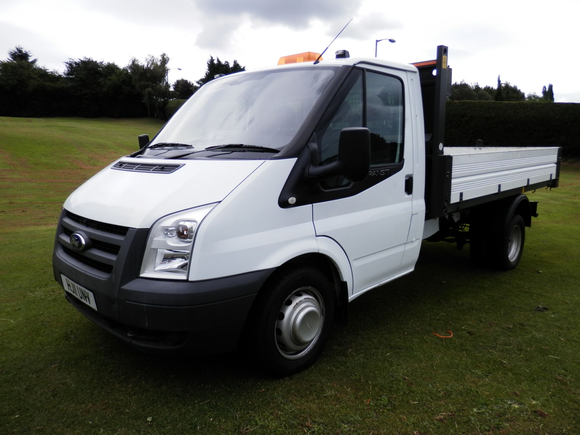 2011/11 PLATE FORD TRANSIT DROPSIDE TIPPER,T350 115, ONE-STOP CONVERSION. ONLY 35K MILES, SUPERB VAN