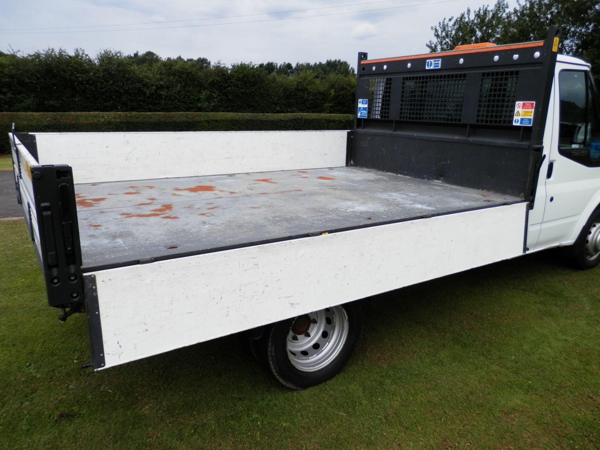 2011/11 PLATE FORD TRANSIT DROPSIDE TIPPER,T350 115, ONE-STOP CONVERSION. ONLY 35K MILES, SUPERB VAN - Image 11 of 18