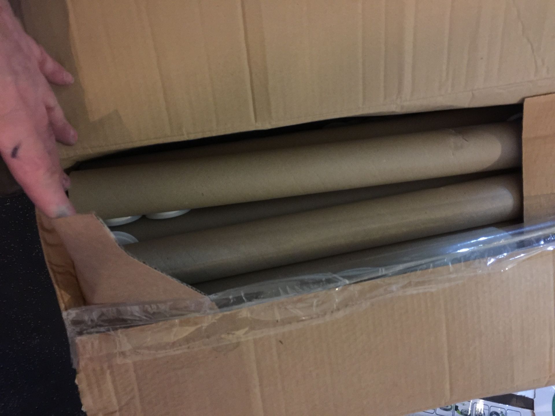 2 X BOXES OF 25 POSTAL TUBES