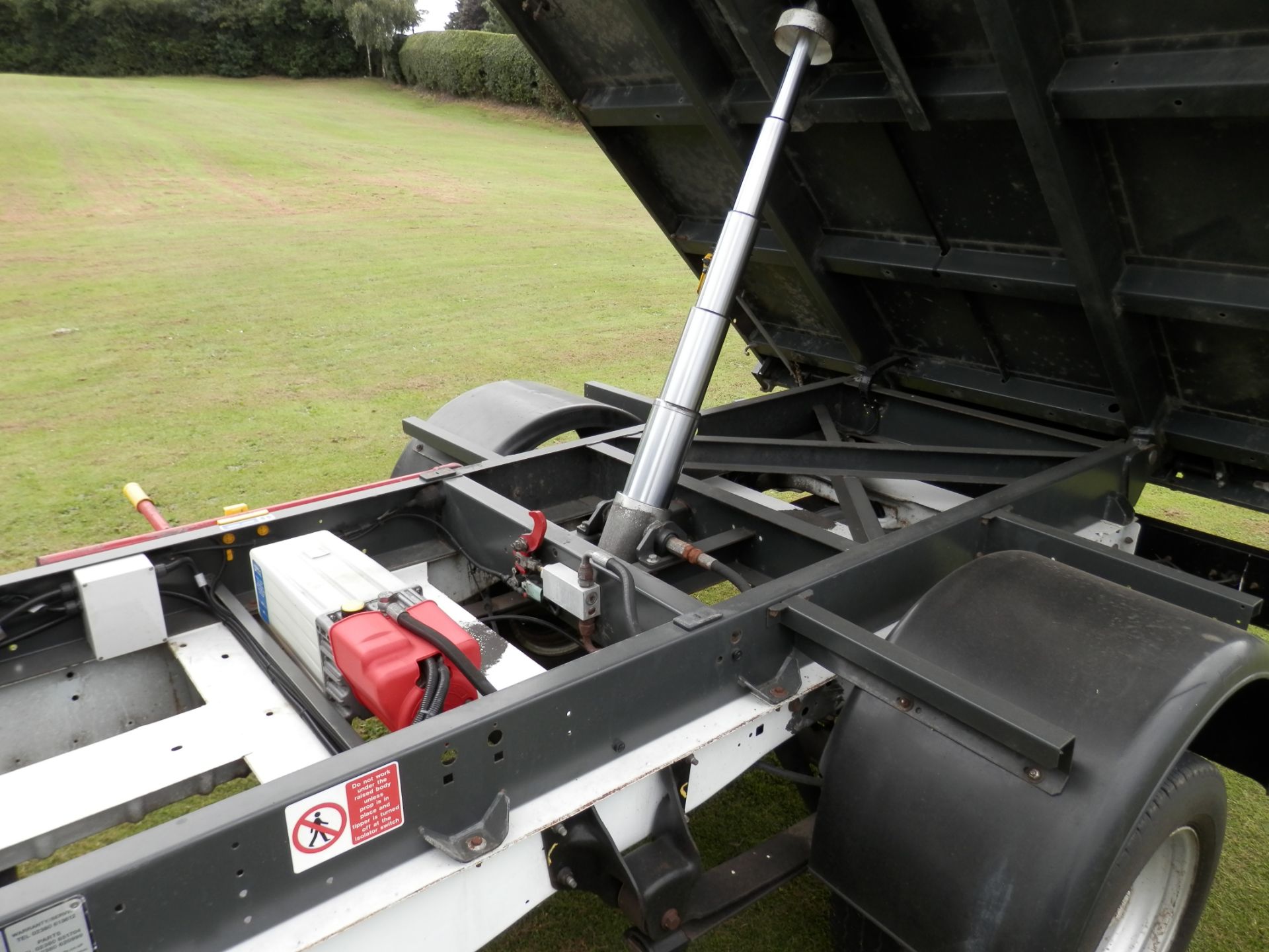 2011/11 PLATE FORD TRANSIT DROPSIDE TIPPER,T350 115, ONE-STOP CONVERSION. ONLY 35K MILES, SUPERB VAN - Image 9 of 17