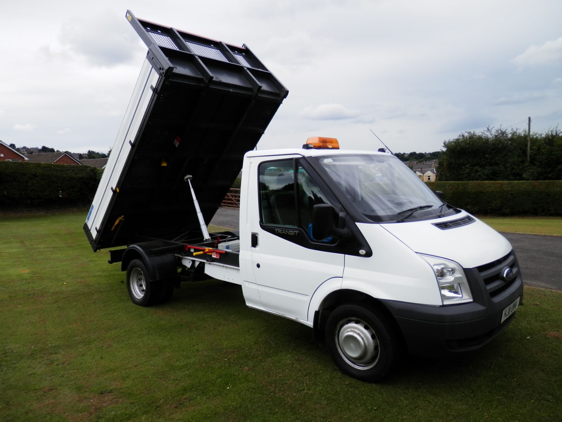 2011/11 PLATE FORD TRANSIT DROPSIDE TIPPER,T350 115, ONE-STOP CONVERSION. ONLY 35K MILES, SUPERB VAN - Image 7 of 17