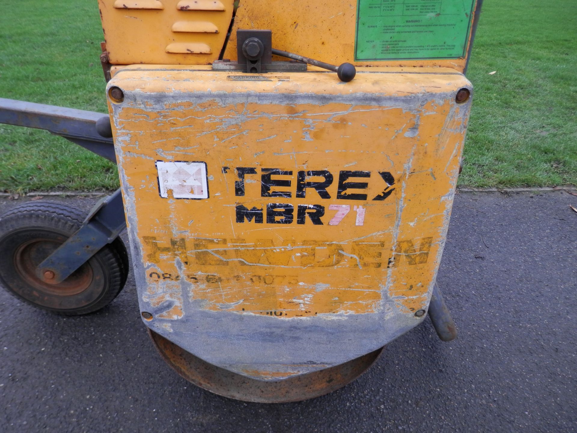 TEREX BENFORD MBR 71 DIESEL 500KG ROLLER, SELF PROPELLED. GOOD WORKING ORDER - Image 4 of 11