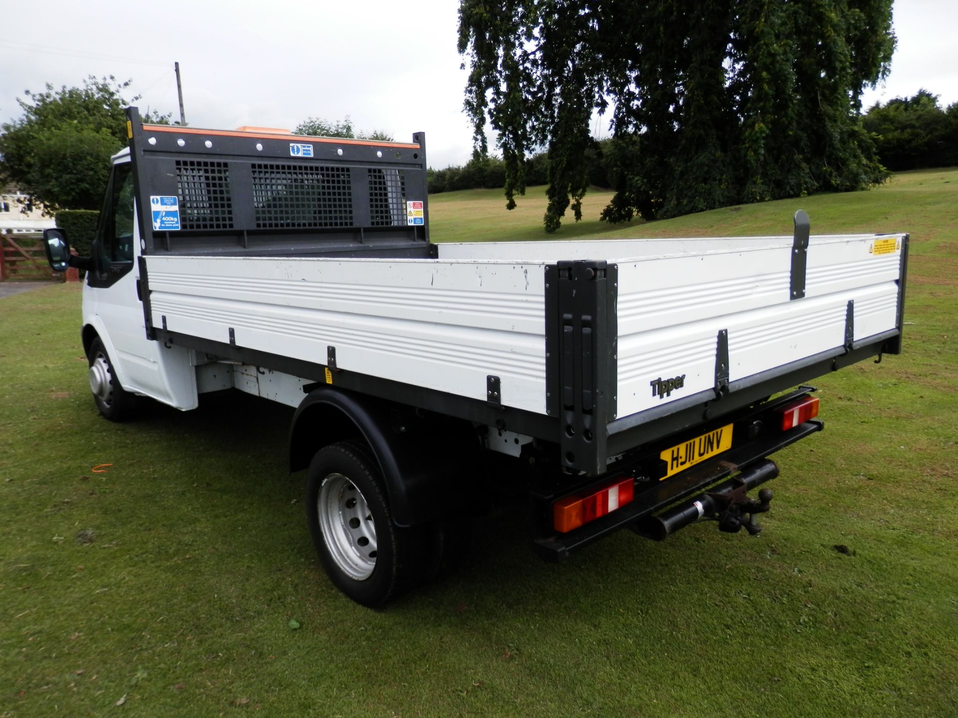 2011/11 PLATE FORD TRANSIT DROPSIDE TIPPER,T350 115, ONE-STOP CONVERSION. ONLY 35K MILES, SUPERB VAN - Image 6 of 17