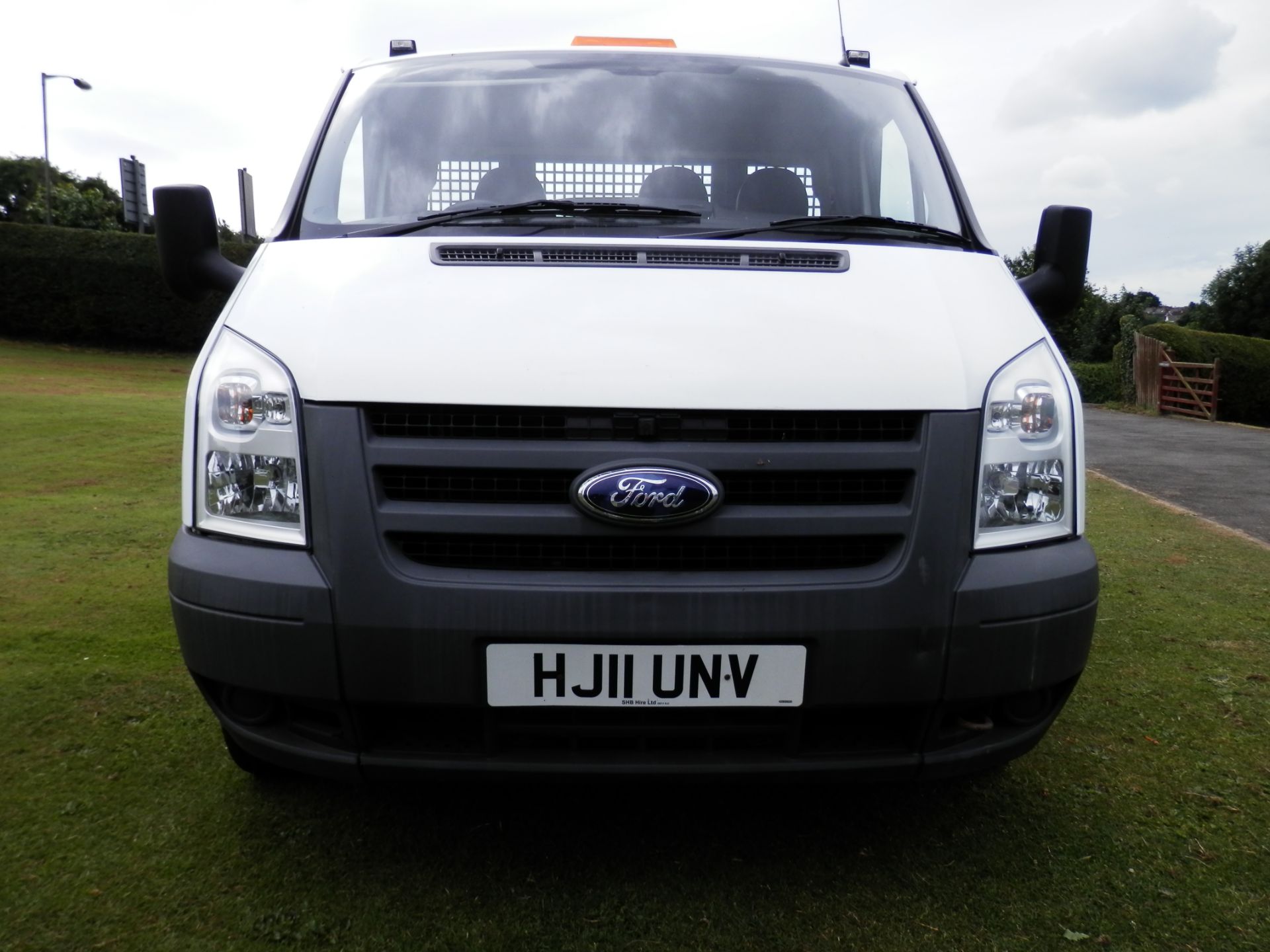 2011/11 PLATE FORD TRANSIT DROPSIDE TIPPER,T350 115, ONE-STOP CONVERSION. ONLY 35K MILES, SUPERB VAN - Image 2 of 17