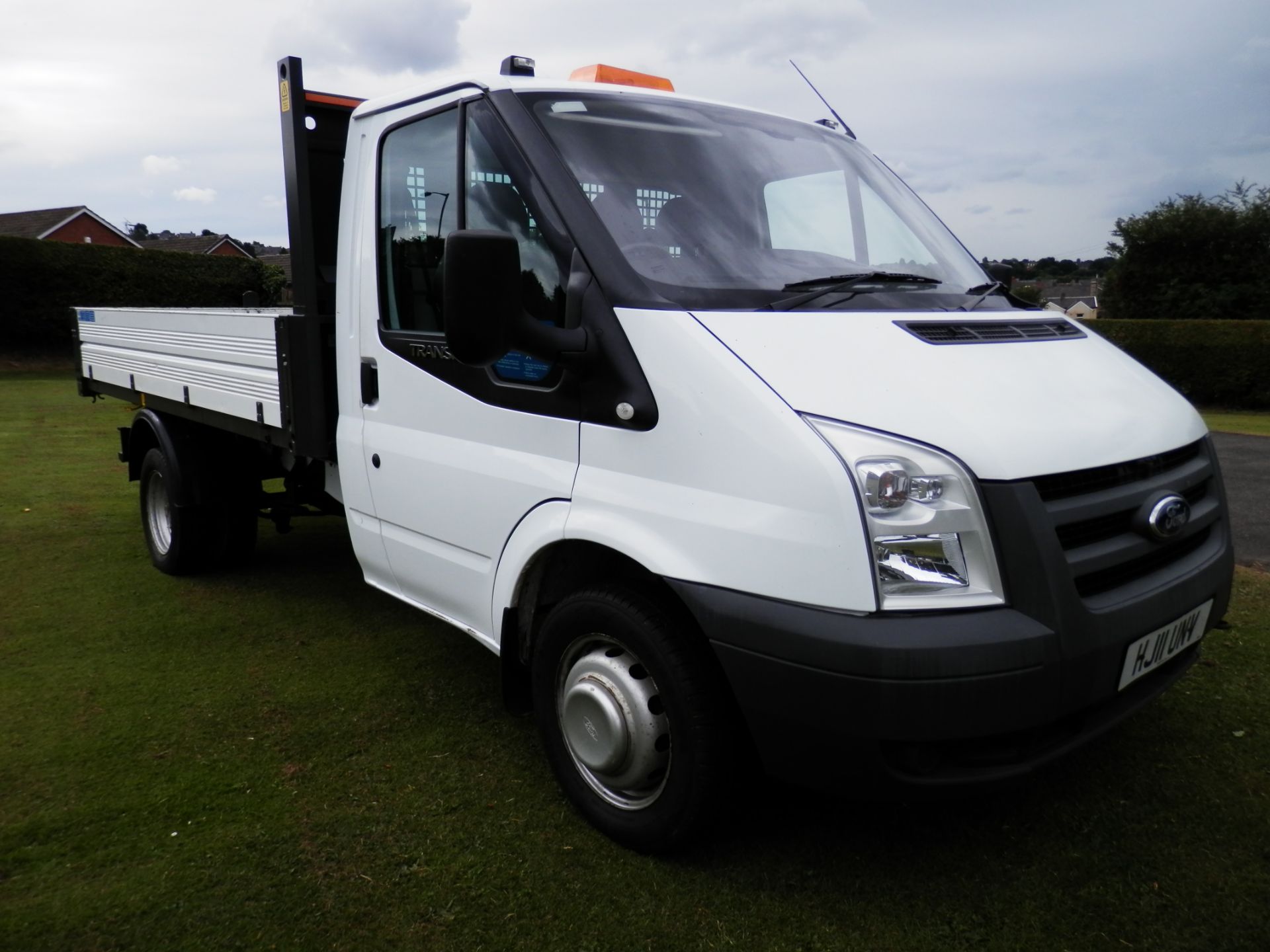 2011/11 PLATE FORD TRANSIT DROPSIDE TIPPER,T350 115, ONE-STOP CONVERSION. ONLY 35K MILES, SUPERB VAN - Image 3 of 17