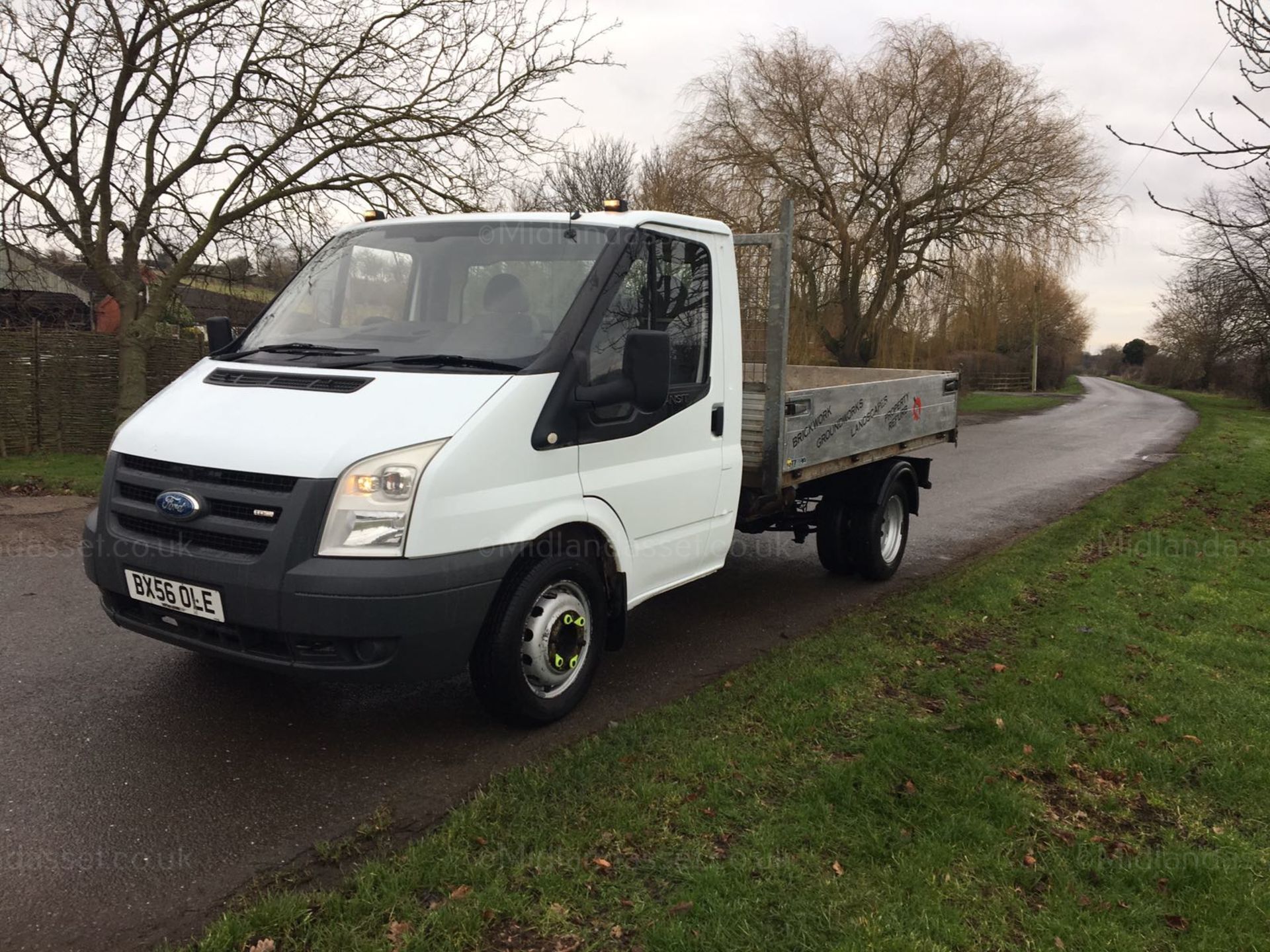 KB - 2007/56 REG FORD TRANSIT 100 T350M RWD TIPPER ONE OWNER *NO VAT* - Image 3 of 11