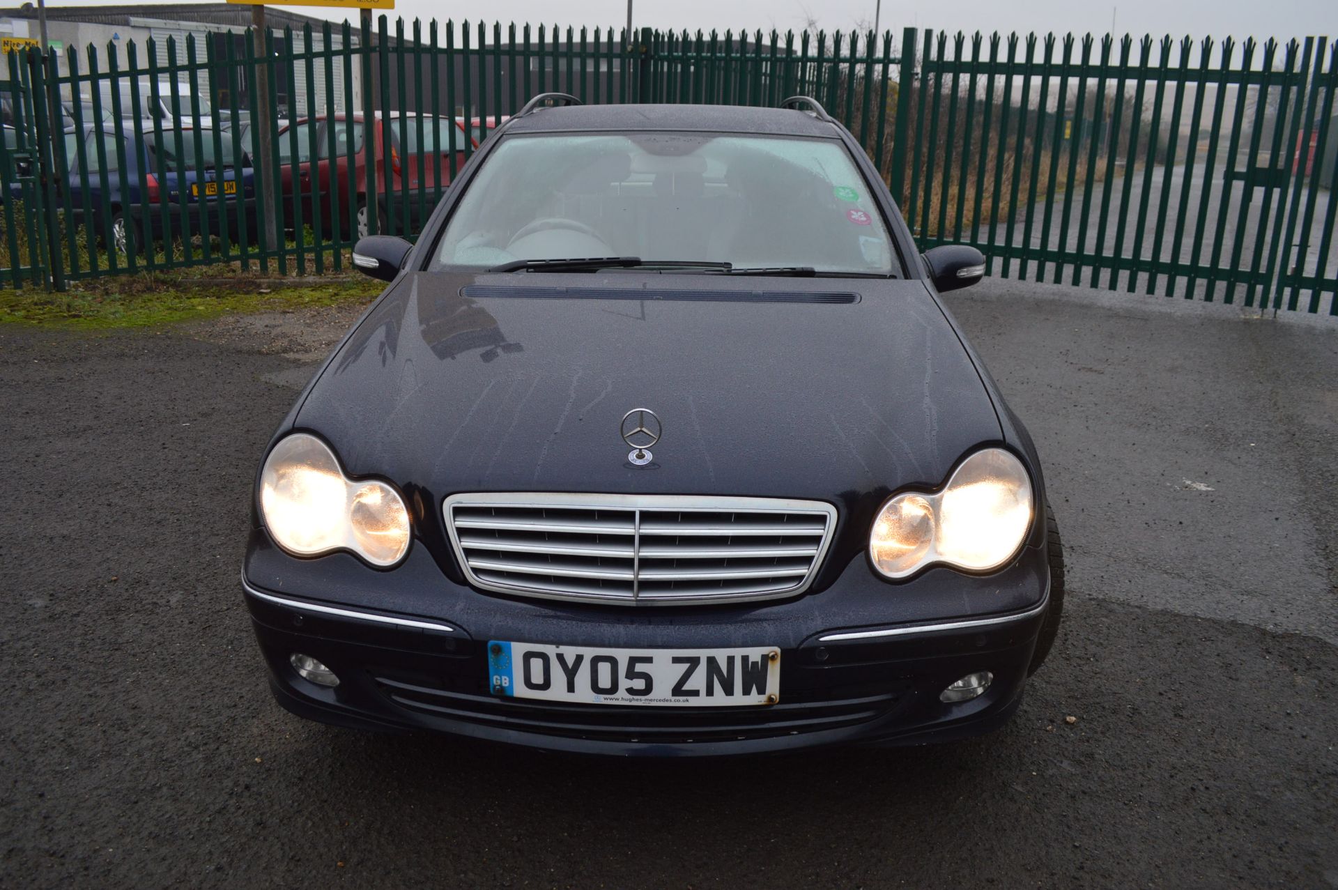 SUPERB 2005/05 REG BLUE MERCEDES C220 CDI ELEGANCE SE AUTOMATIC *NO VAT* - Image 2 of 25