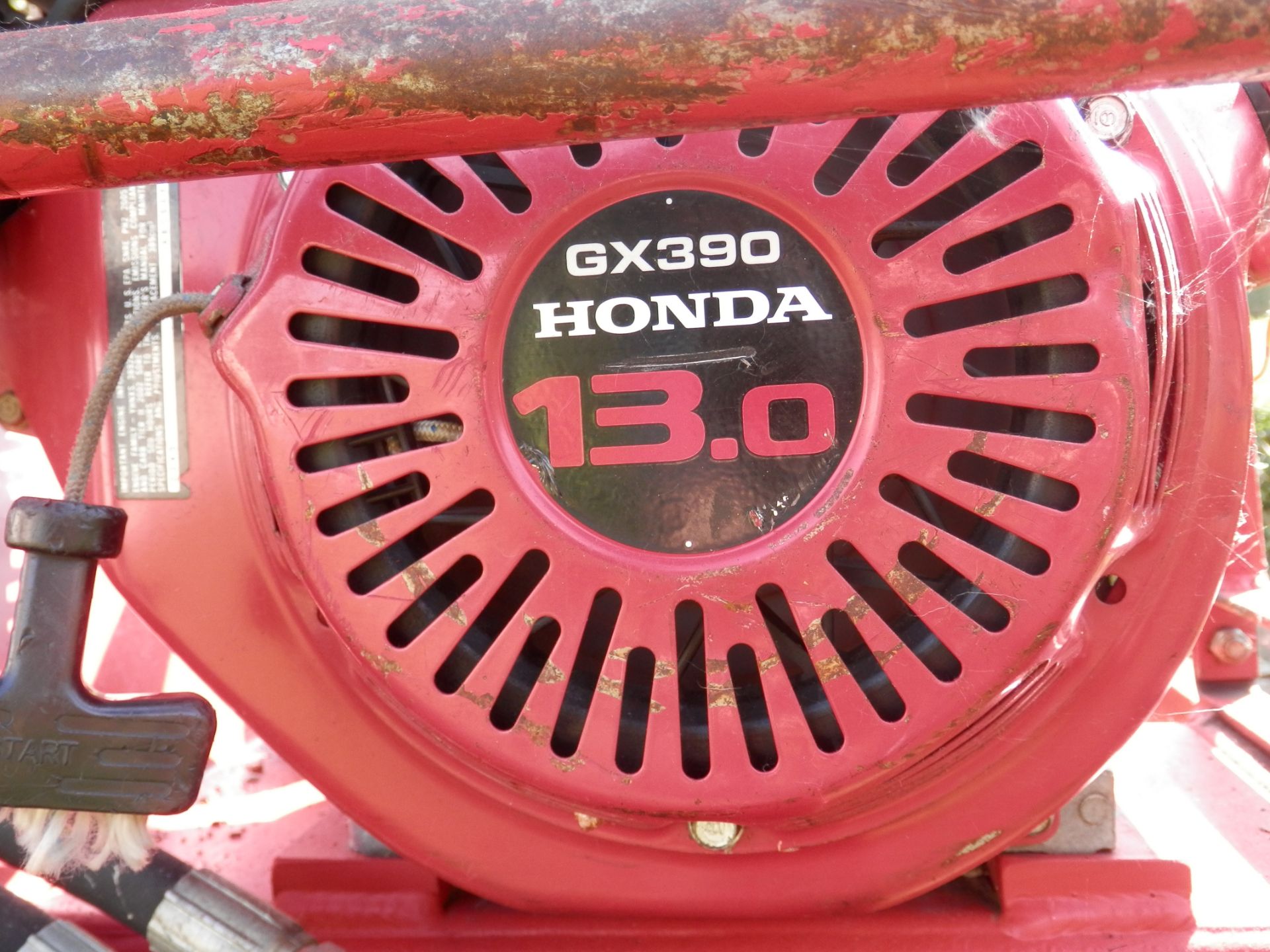 FULLY WORKING BARRETO HONDA ENGINED 1320 ALL HYDRAULIC ROTOVATOR, NO VAT !! - Image 11 of 11