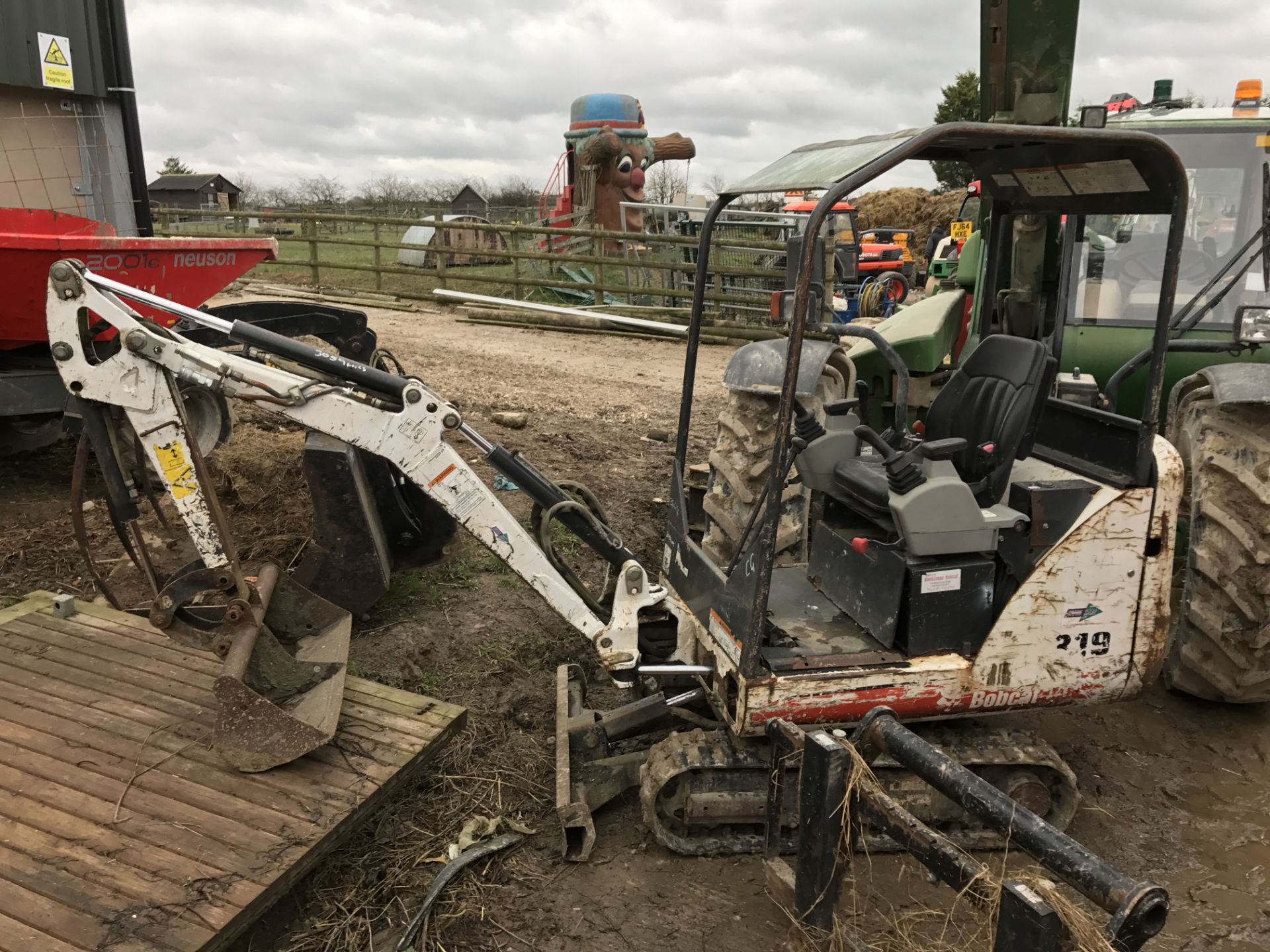 2007 BOBCAT 319 MINI DIGGER EXPANDING TRACK - ONE BUCKET *PLUS VAT* - Image 7 of 7