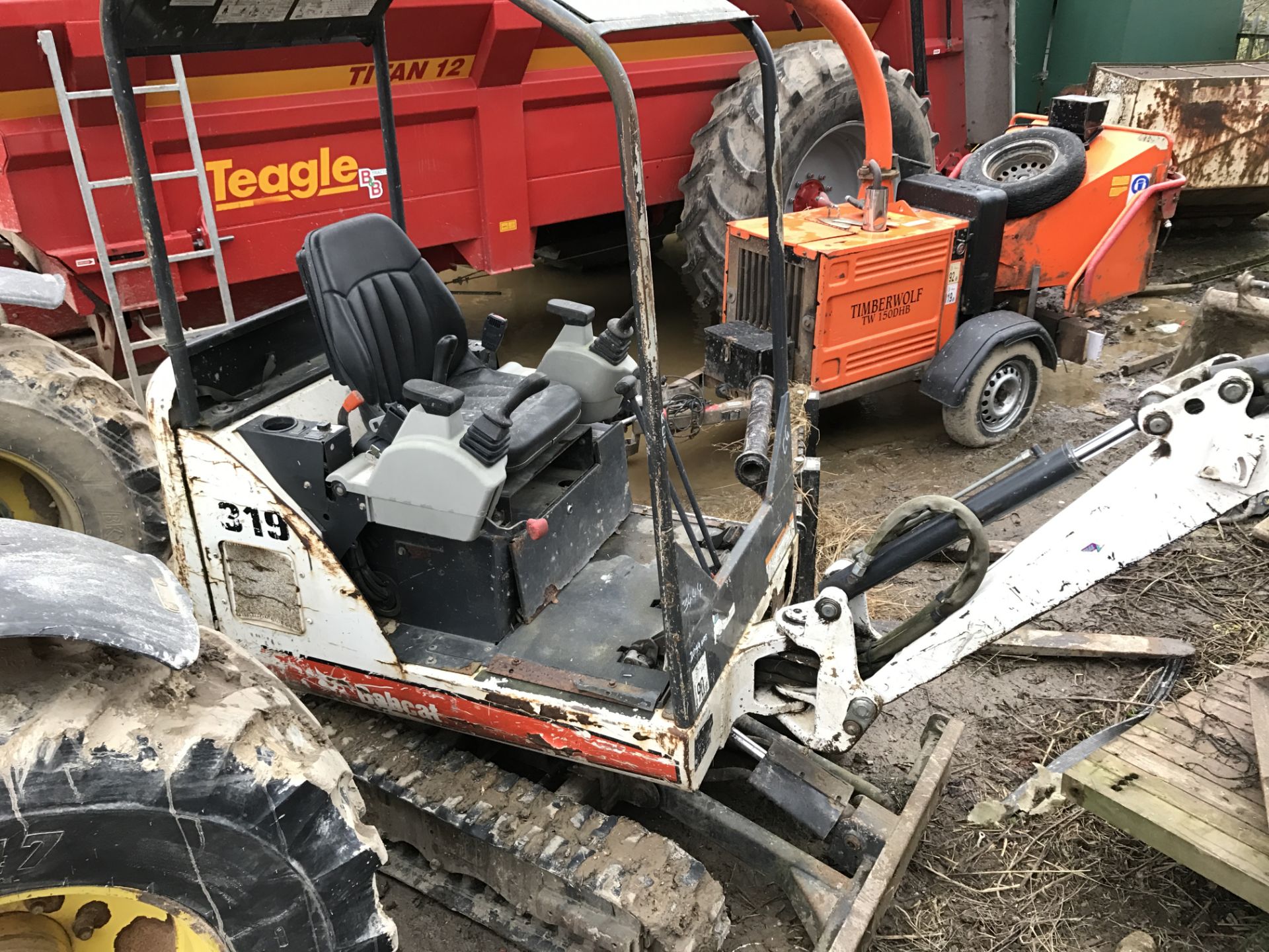 2007 BOBCAT 319 MINI DIGGER EXPANDING TRACK - ONE BUCKET *PLUS VAT*