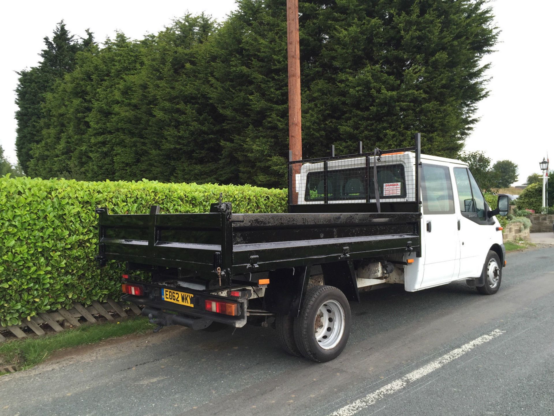 2012/12 REG FORD TRANSIT 100 T350 RWD DOUBLE CAB TIPPER, DROPSIDE PICK-UP EURO 5 *PLUS VAT* - Image 3 of 6