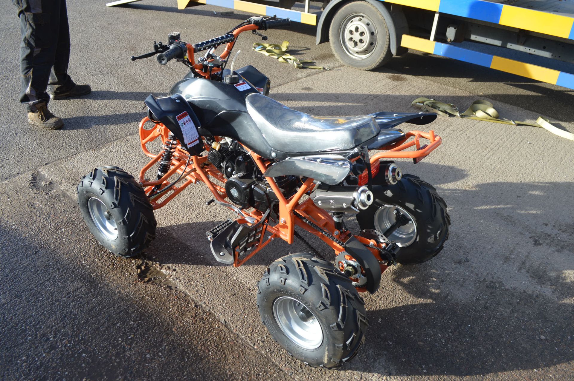 NR - 125cc INTERCEPTOR PETROL QUADBIKE, ELECTRIC START - BRAND NEW *NO VAT* - Image 4 of 12