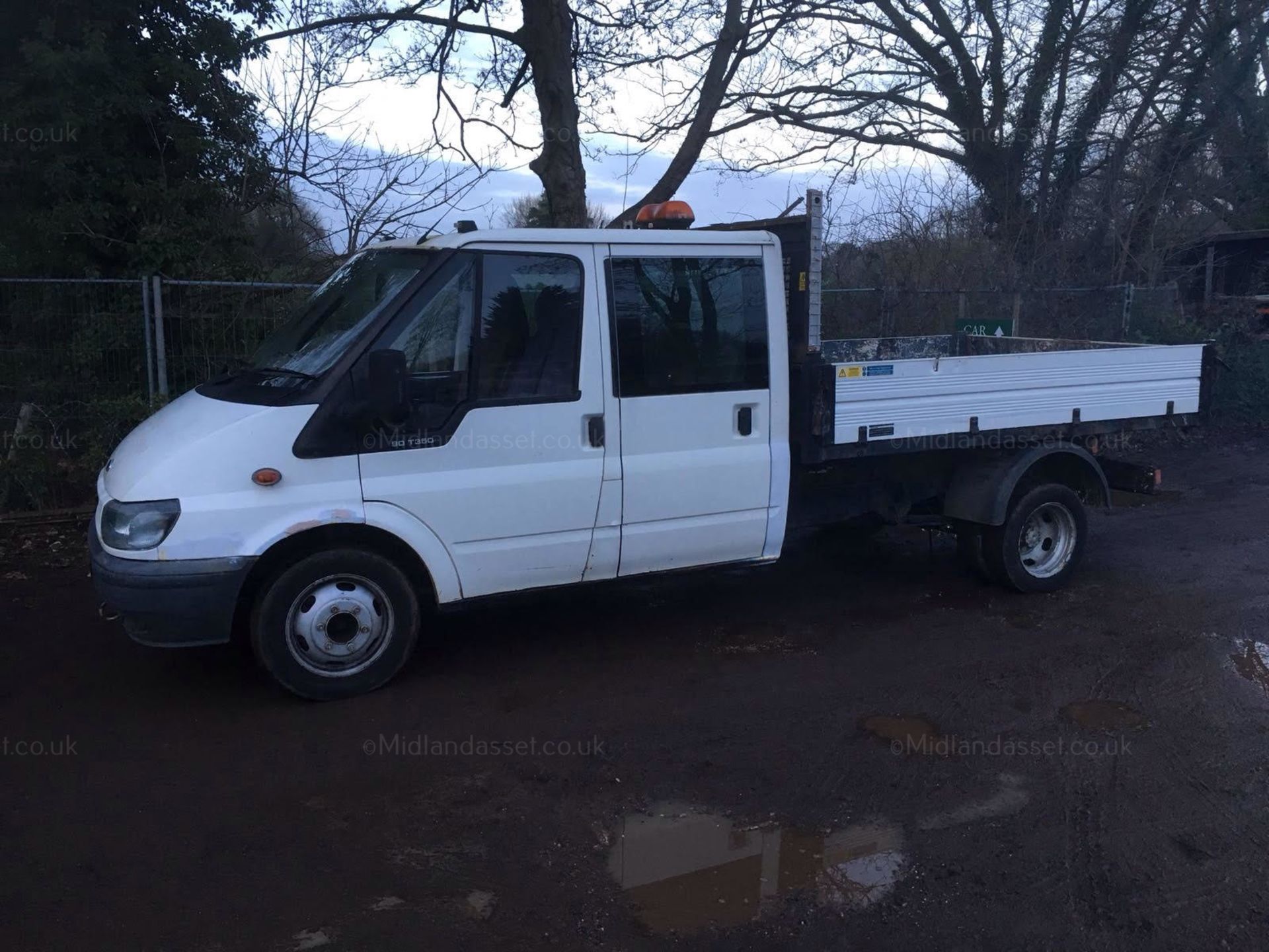 2006/06 REG FORD TRANSIT 350 LWB CREW CAB TIPPER *PLUS VAT* - Image 3 of 8