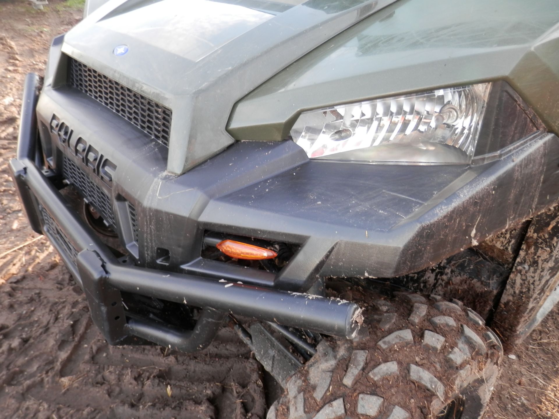 2016 POLARIS RANGER 4X4 ATV DIESEL, ROAD REGISTERED, 3 SEATER, TIPPER. - Image 2 of 8