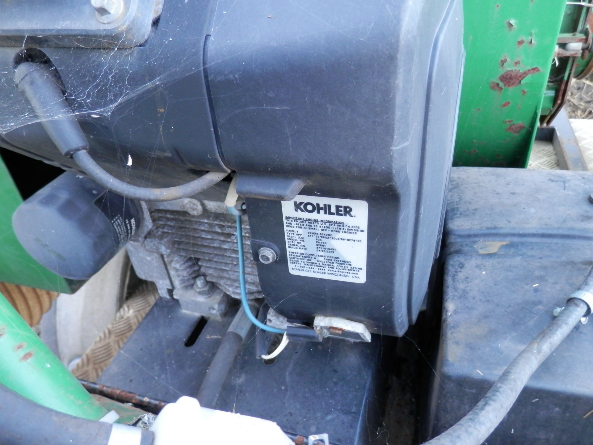 2007 MAJOR GRASSCARE VD 500P HORSE MANURE HOOVER/BLOWER, ALL WORKING. - Image 7 of 7