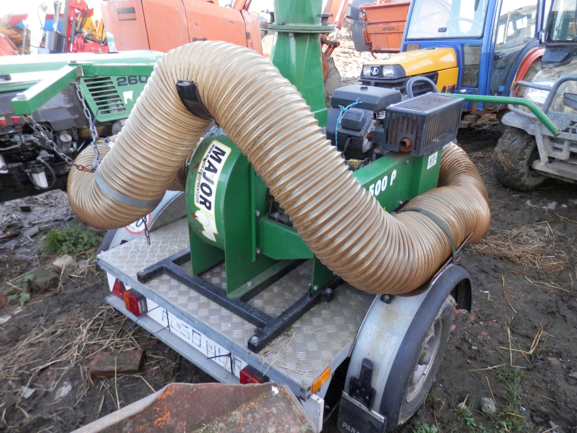 2007 MAJOR GRASSCARE VD 500P HORSE MANURE HOOVER/BLOWER, ALL WORKING. - Bild 4 aus 7