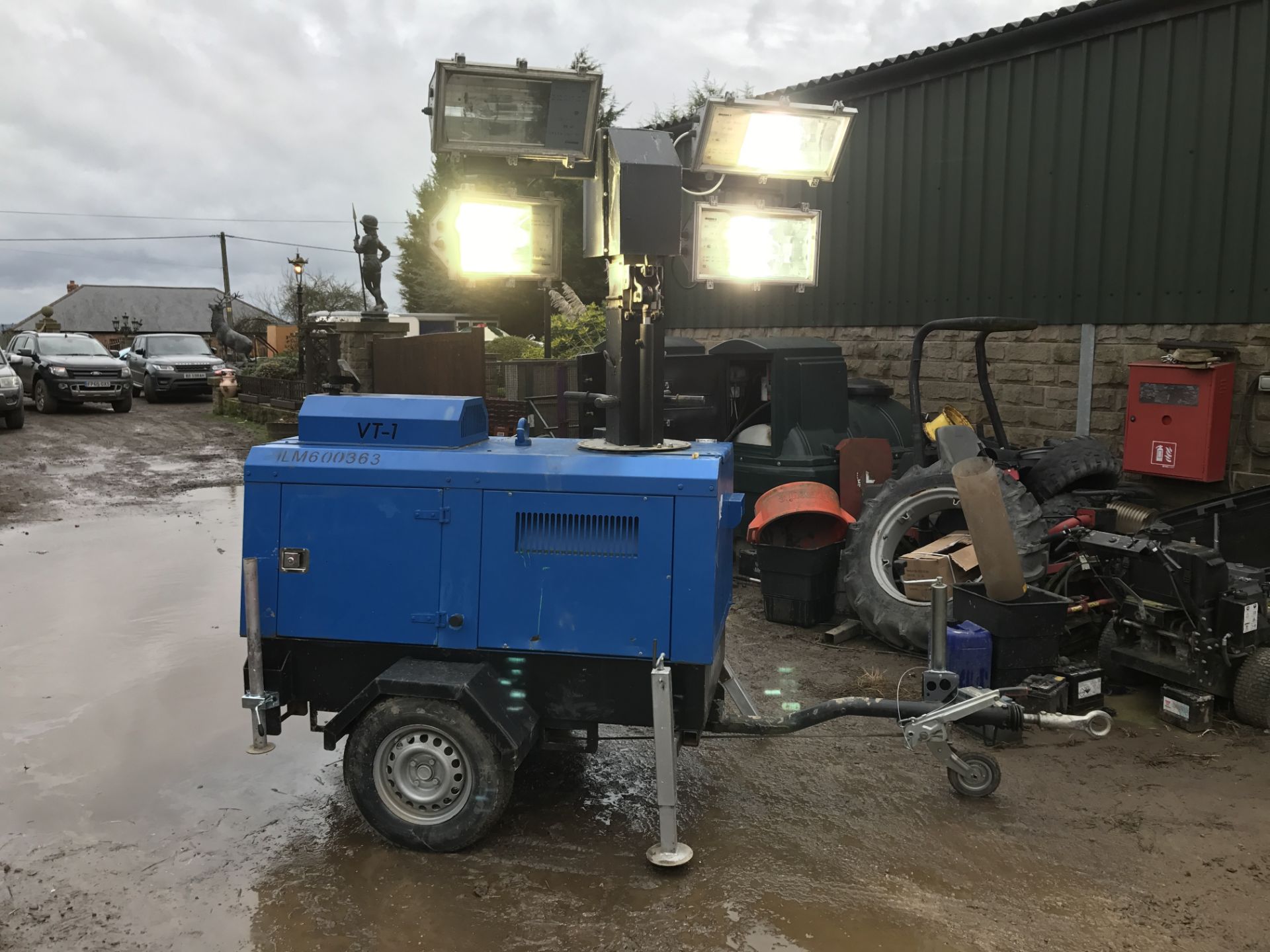 VT1 LIGHTING TOWER / GENERATOR - DIESEL ENGINE DRIVEN *PLUS VAT*