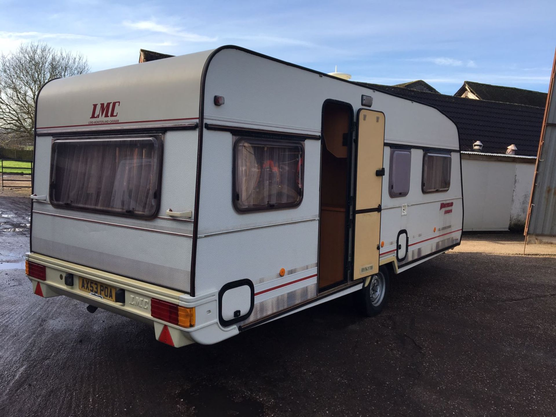 1992 LORD-MUNSTERLAND 545K EUROPA 4 BERTH SINGLE AXLE CARAVAN *NO VAT* - Image 5 of 26