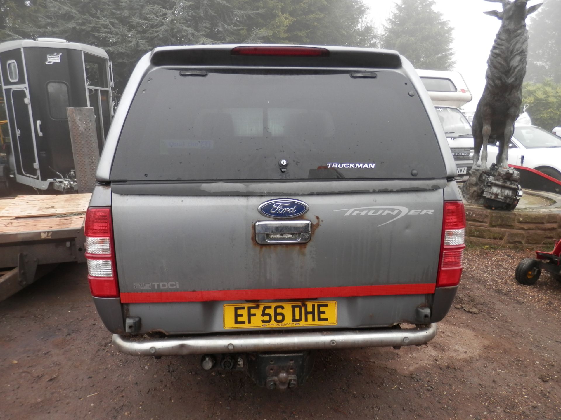 2007/56 PLATE FORD RANGER THUNDER 2.5 TDCI, SLATE METALLIC, BLACK LEATHER, MOT FEB 2017, DRIVE FINE. - Bild 4 aus 13