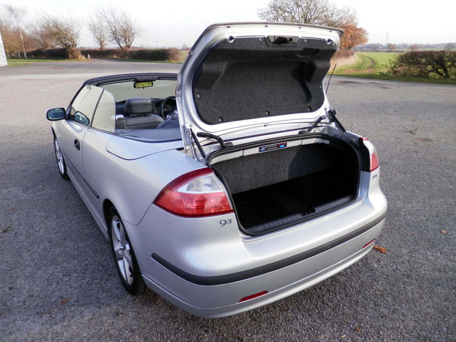 54/2004 SAAB 93 VECTOR, CONVERTIBLE, 2.0 TURBO, 150 BHP, MANUAL. ONLY 86K MILES, MOT JUNE 2017 - Image 15 of 34