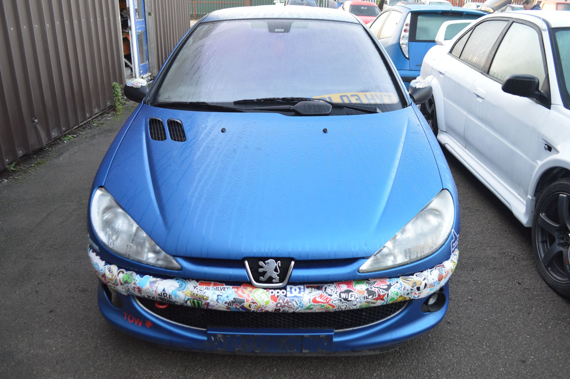 2003/03 REG PEUGEOT 206 GTI 180 - INSIDE HAS BEEN REMOVED *NO VAT* - Image 2 of 10