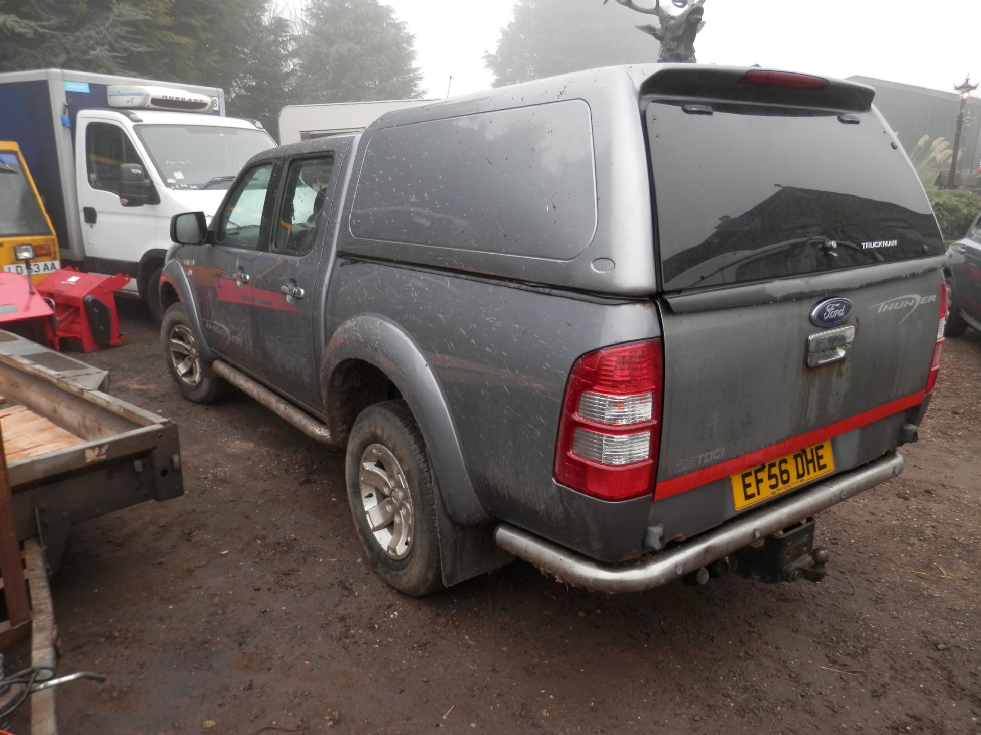 2007/56 PLATE FORD RANGER THUNDER 2.5 TDCI, SLATE METALLIC, BLACK LEATHER, MOT FEB 2017, DRIVE FINE. - Bild 2 aus 13