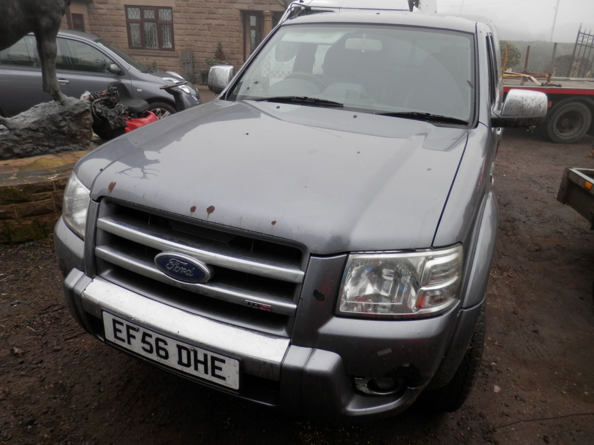 2007/56 PLATE FORD RANGER THUNDER 2.5 TDCI, SLATE METALLIC, BLACK LEATHER, MOT FEB 2017, DRIVE FINE. - Bild 6 aus 13