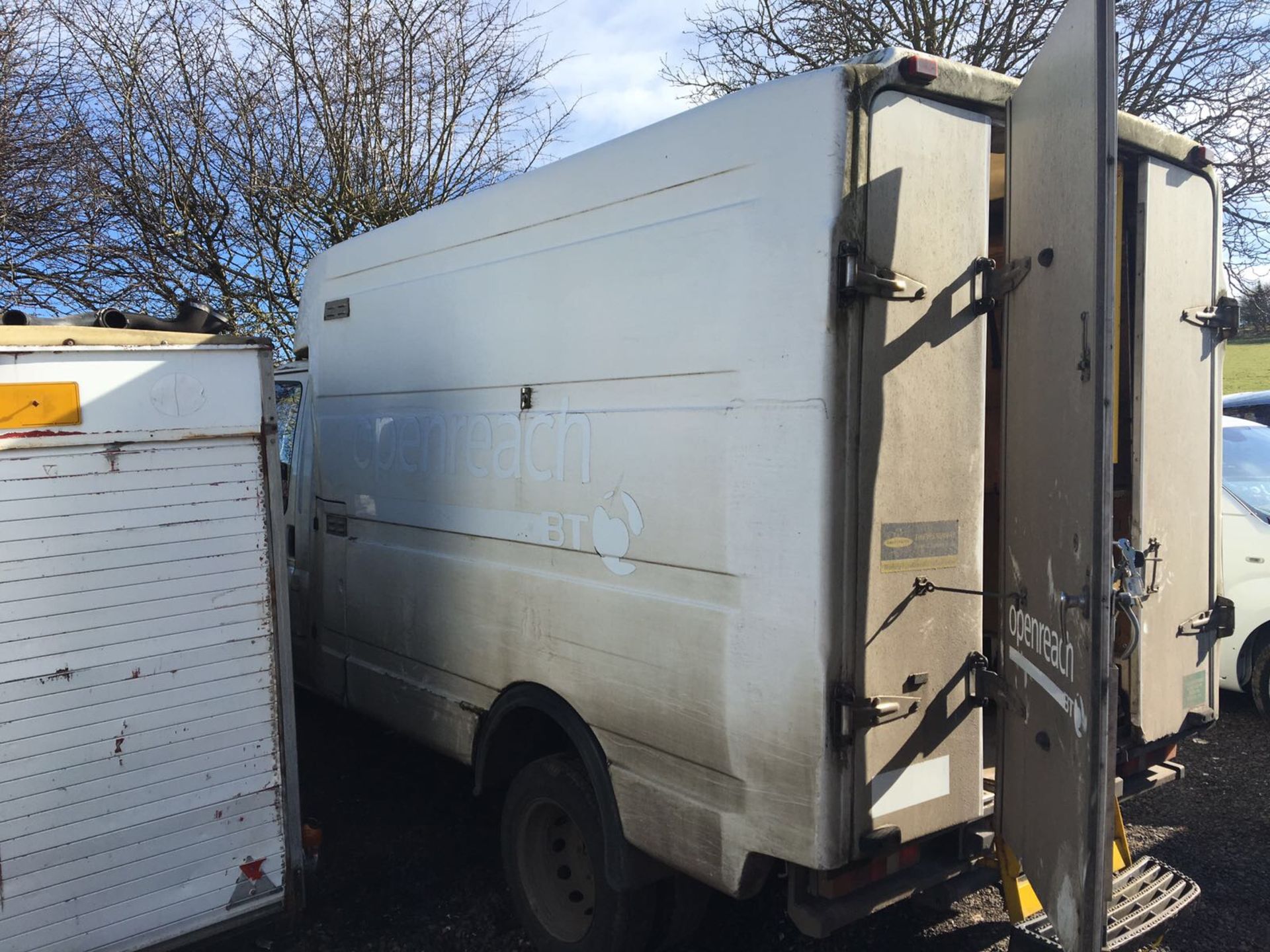 FORD TRANSIT REAR BODY SHELL - EX BT! NO RESERVE ideal BOX TRAILERS