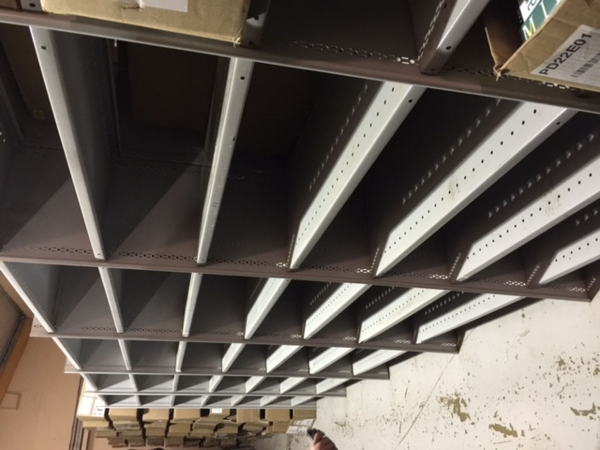 LINK 51, 120CM X45CM, 46 BAYS STEEL RACKING / SHELVING - Image 2 of 2