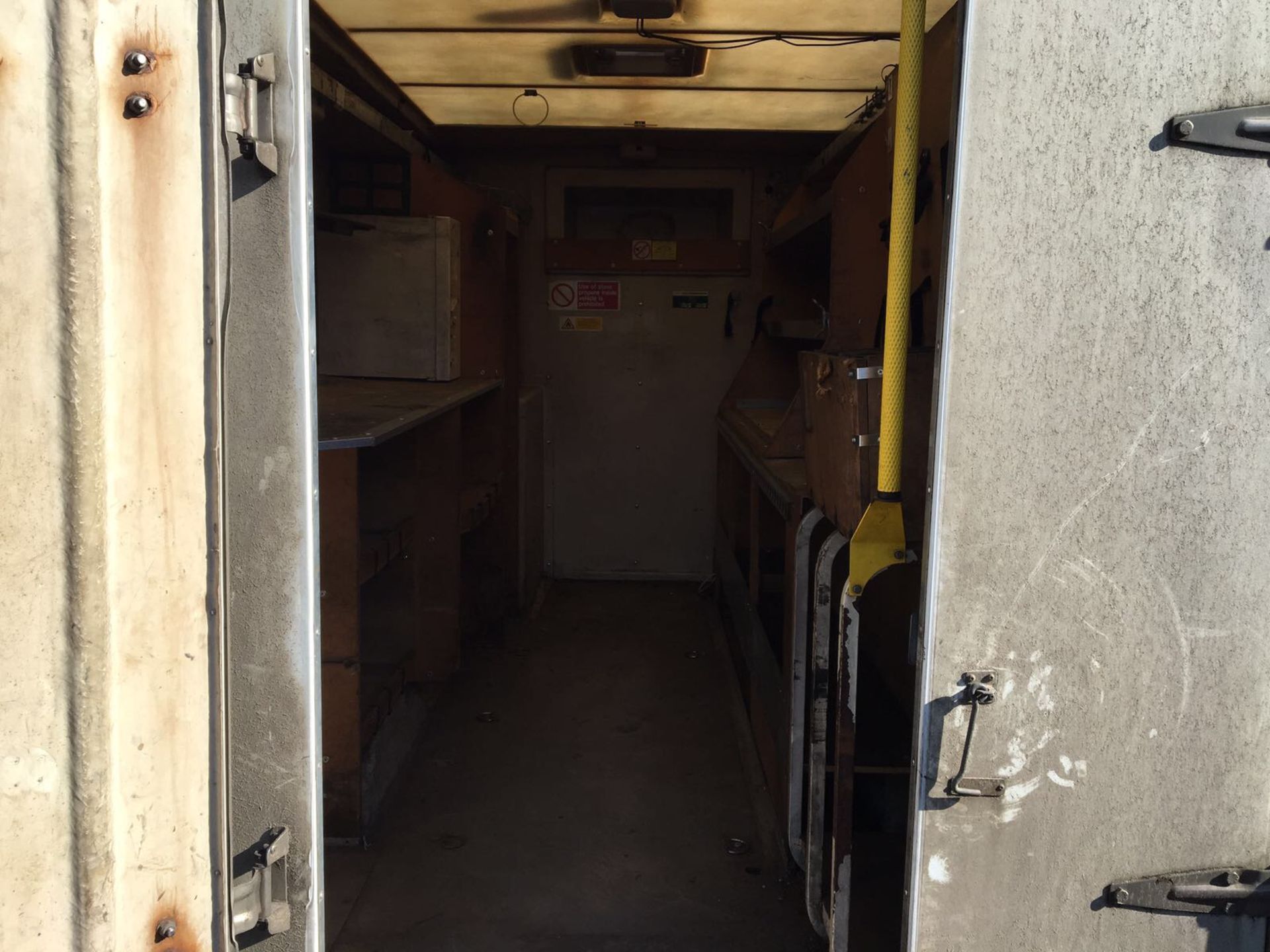 FORD TRANSIT REAR BODY SHELL - EX BT! NO RESERVE ideal BOX TRAILERS - Image 2 of 7