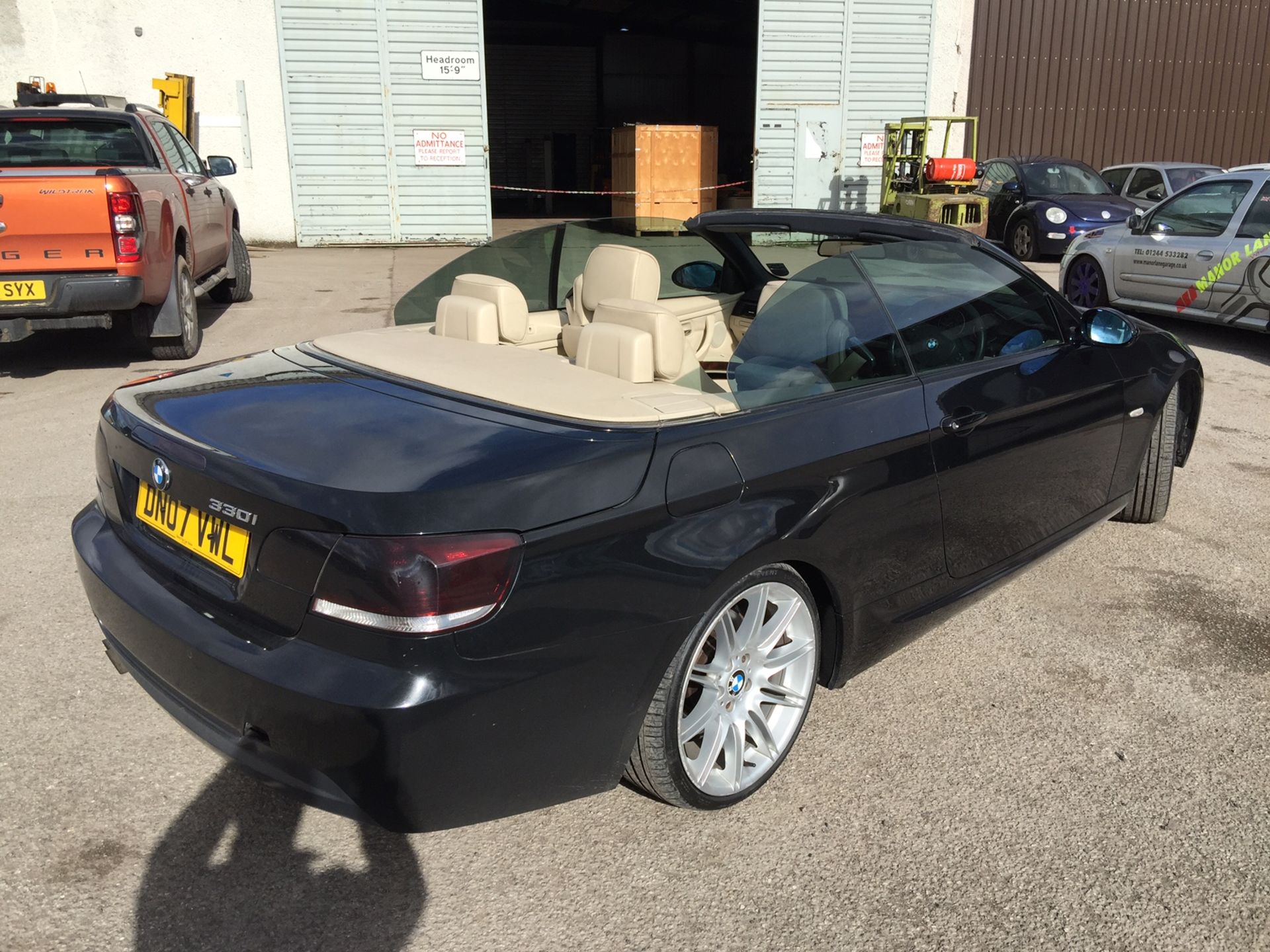 2007/07 REG BMW 330I M SPORT CONVERTIBLE, 6 SPEED MANUAL *NO VAT* - Image 7 of 23