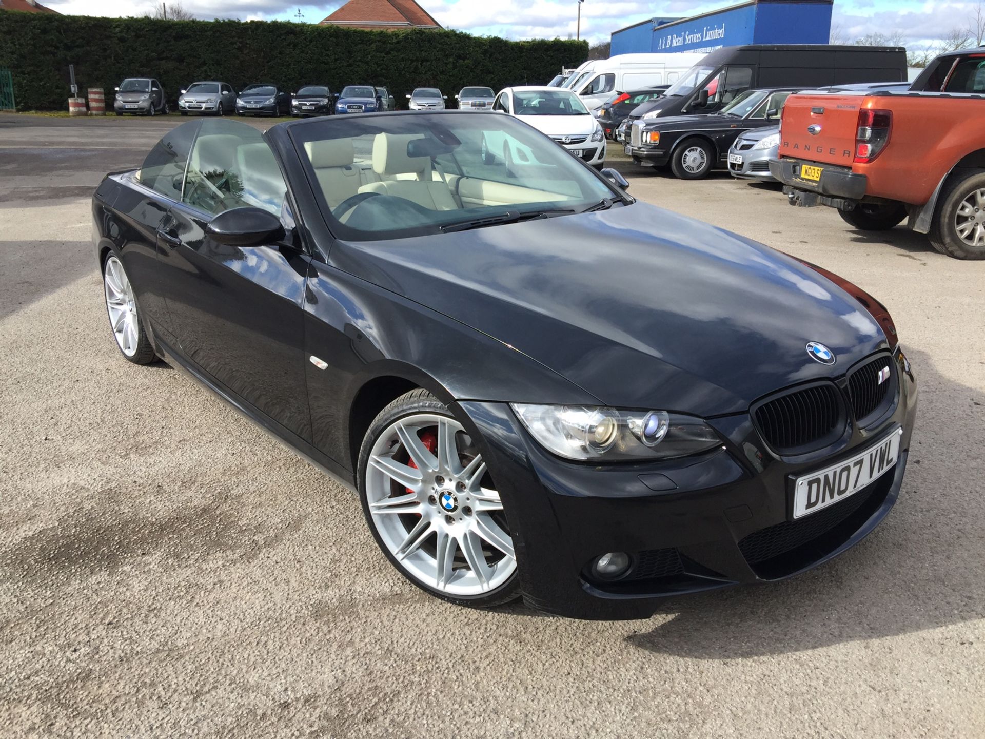 2007/07 REG BMW 330I M SPORT CONVERTIBLE, 6 SPEED MANUAL *NO VAT* - Image 2 of 23