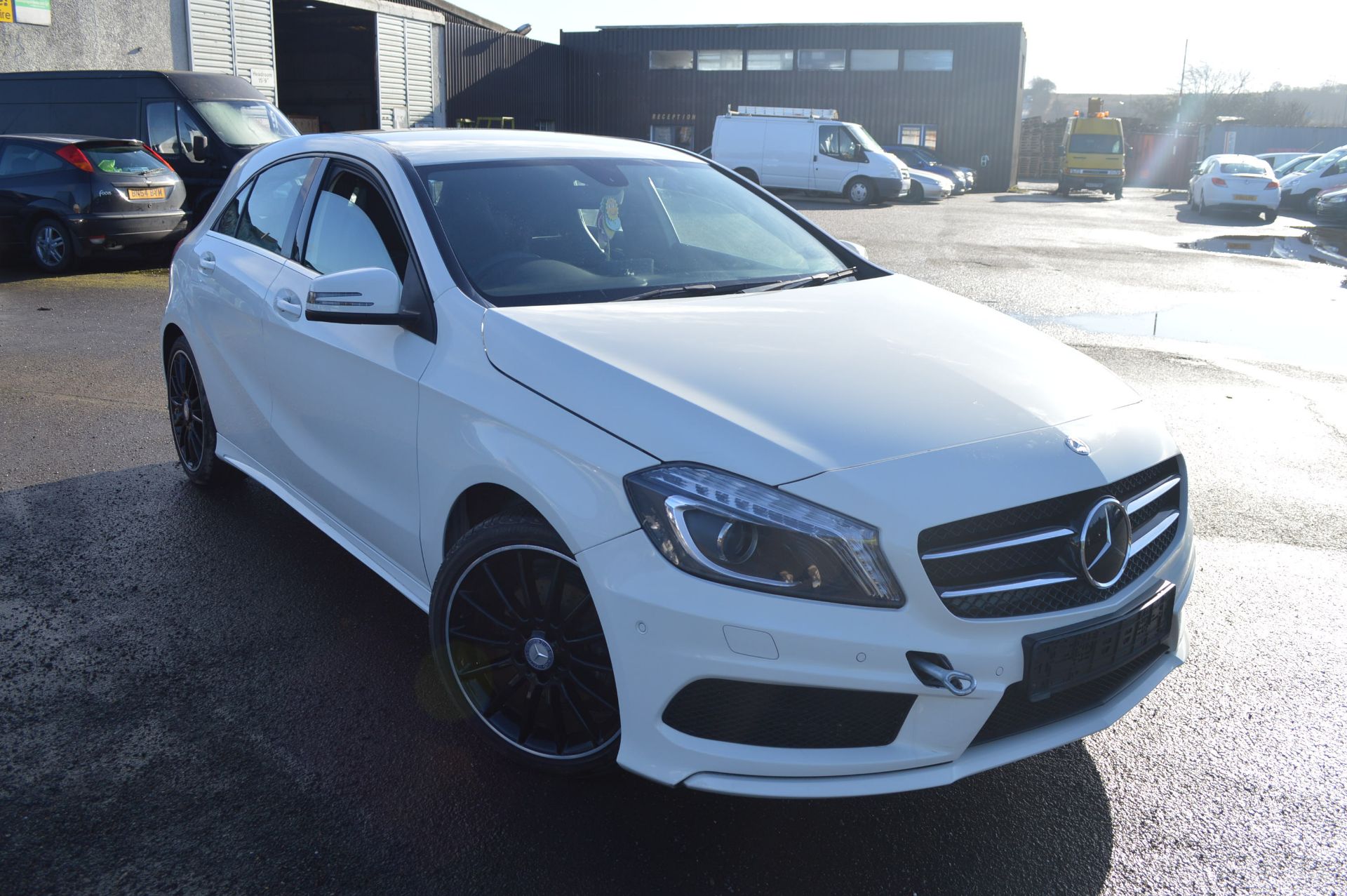 2014/14 REG MERCEDES-BENZ A180 BLUE-EFFICIENCY AMG SPORT PACK, DIESEL