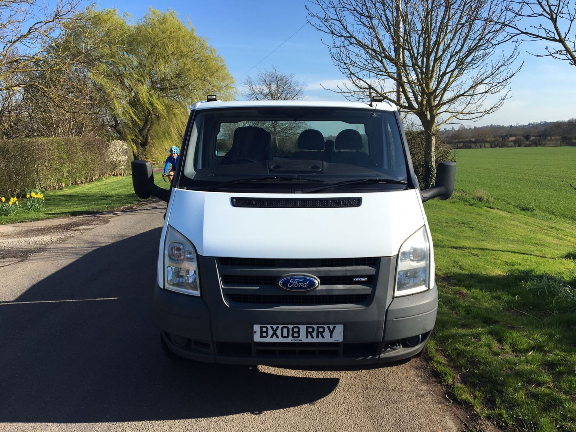 2008/08 REG FORD TRANSIT 100 T350M RWD BEAVER TAIL, BRAND NEW REAR BODY FITTED - Image 2 of 12