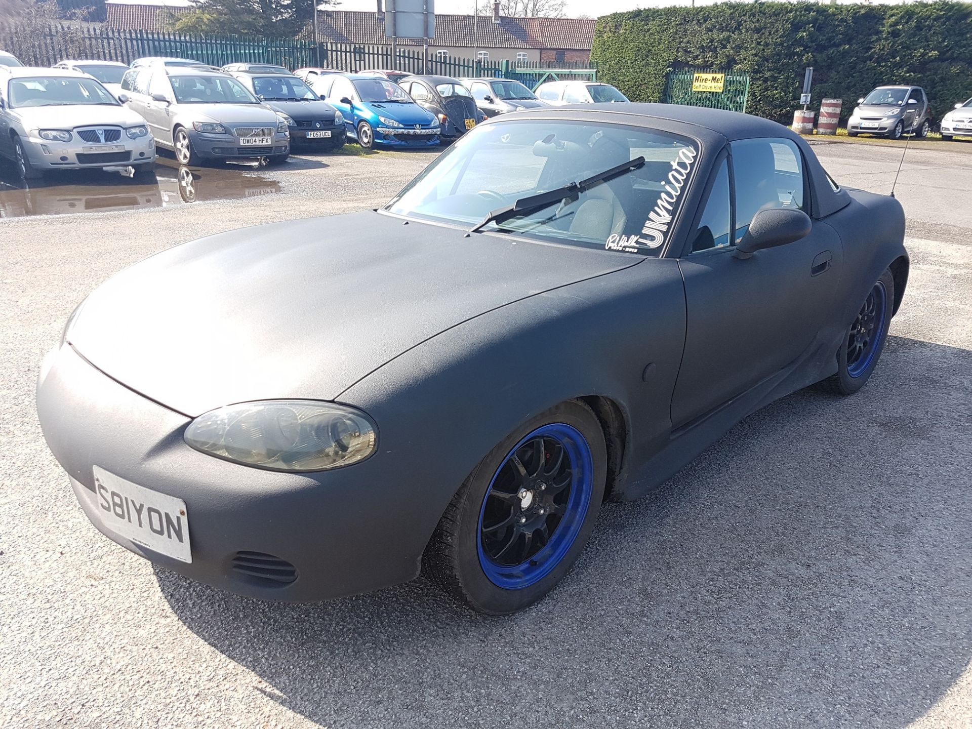 1998 BLACK MAZDA MX-5 SPORT 1265KG, LIGHT AND FAST CAR! HARDTOP FITTED BUT IT IS A CONVERTIBLE - Image 3 of 16