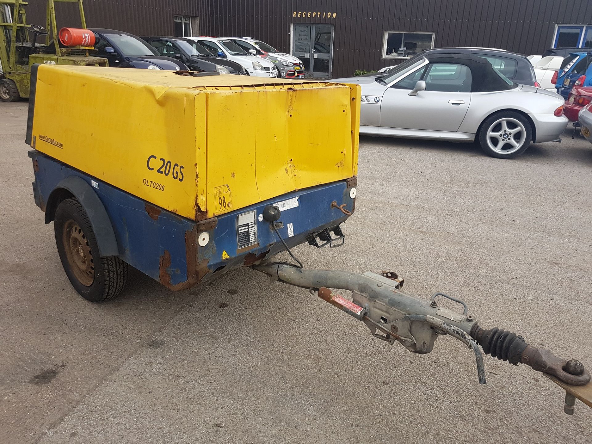 2007 SINGLE AXLE COMP-AIR COMPRESSOR AND DIESEL GENERATOR C 20 GS - IN WORKING ORDER *PLUS VAT*