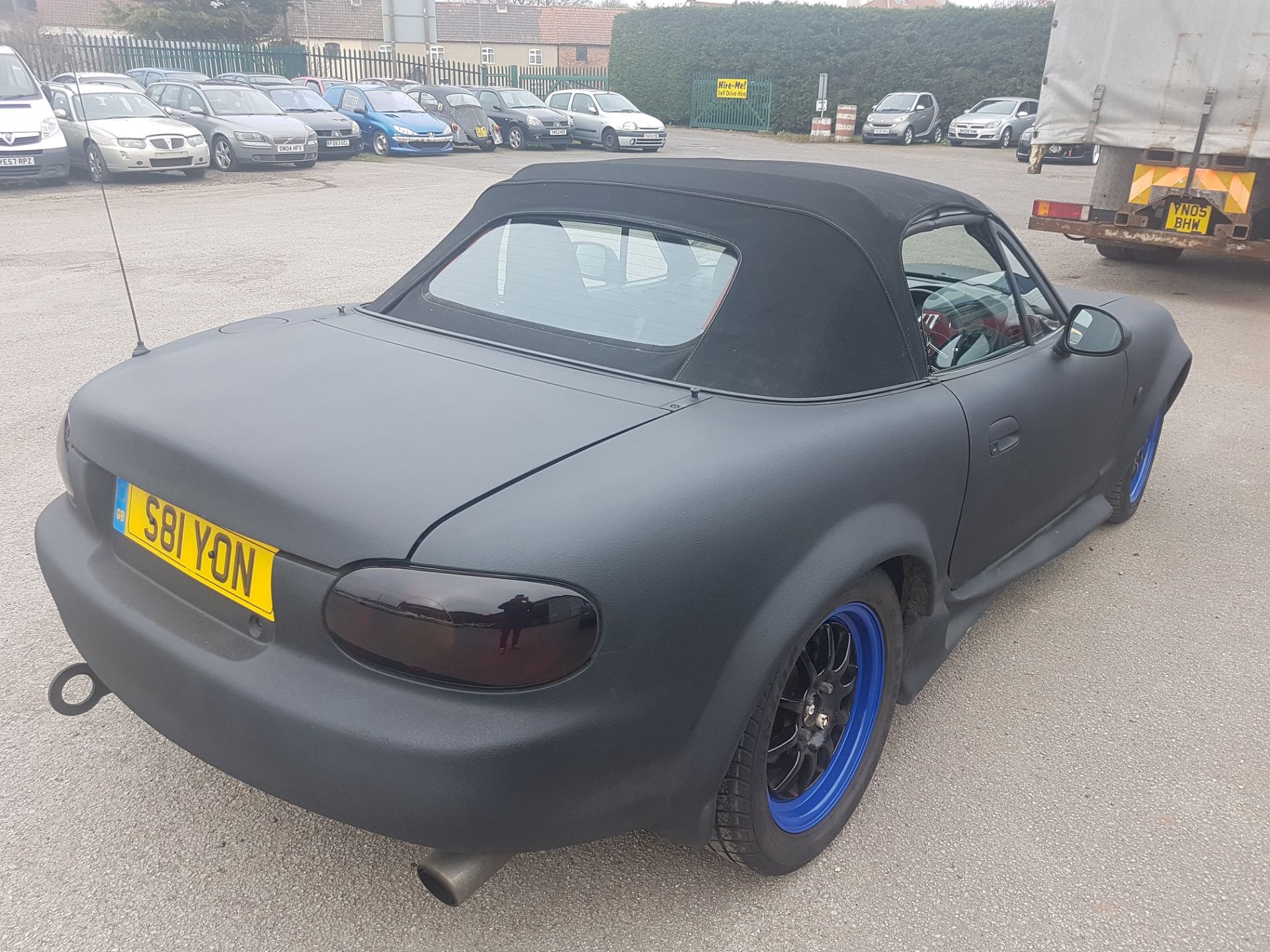 1998 BLACK MAZDA MX-5 SPORT 1265KG, LIGHT AND FAST CAR! CONVERTIBLE - Image 7 of 17