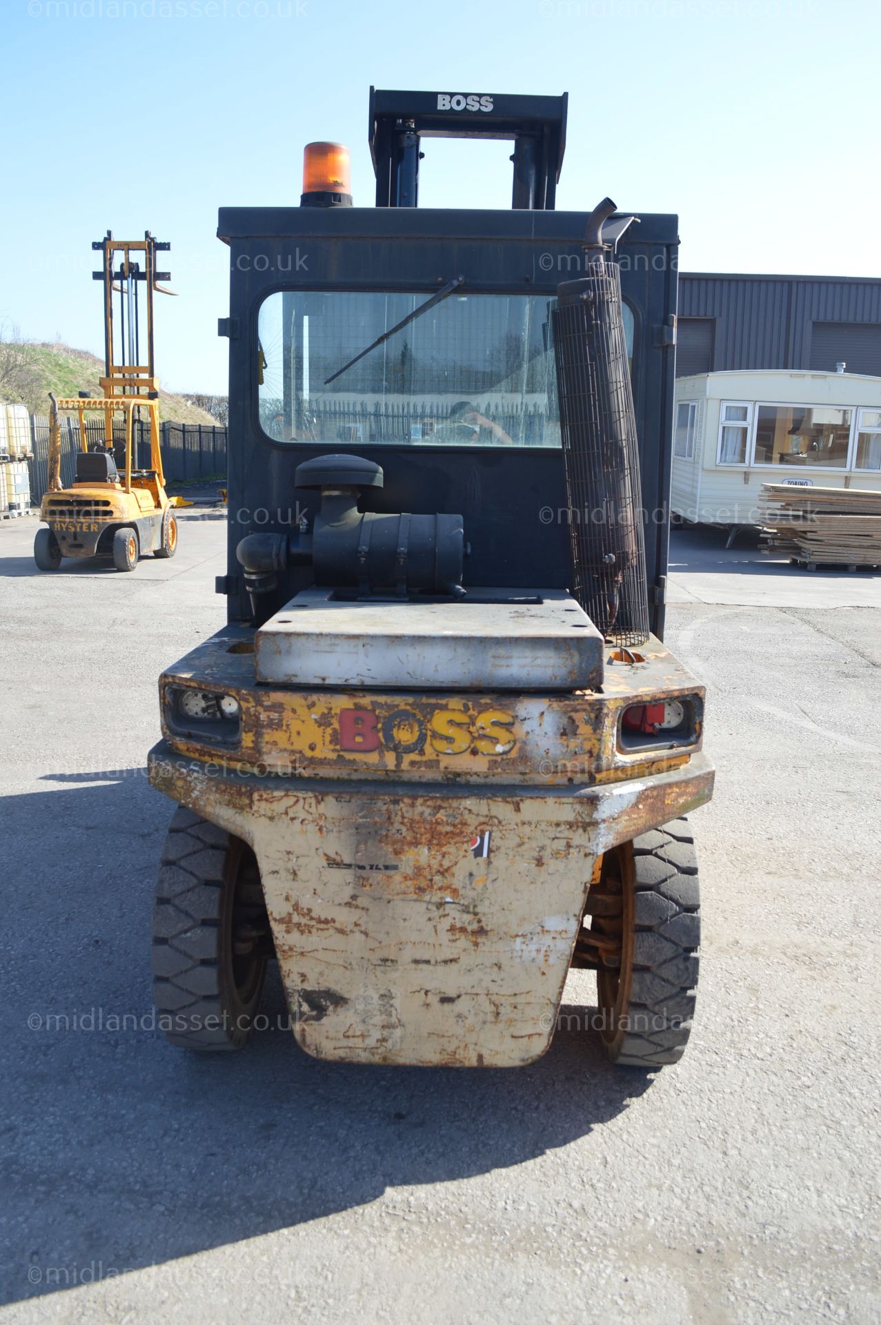 2000 BOSS H70 7 TONNE DIESEL FORK TRUCK - Image 4 of 14