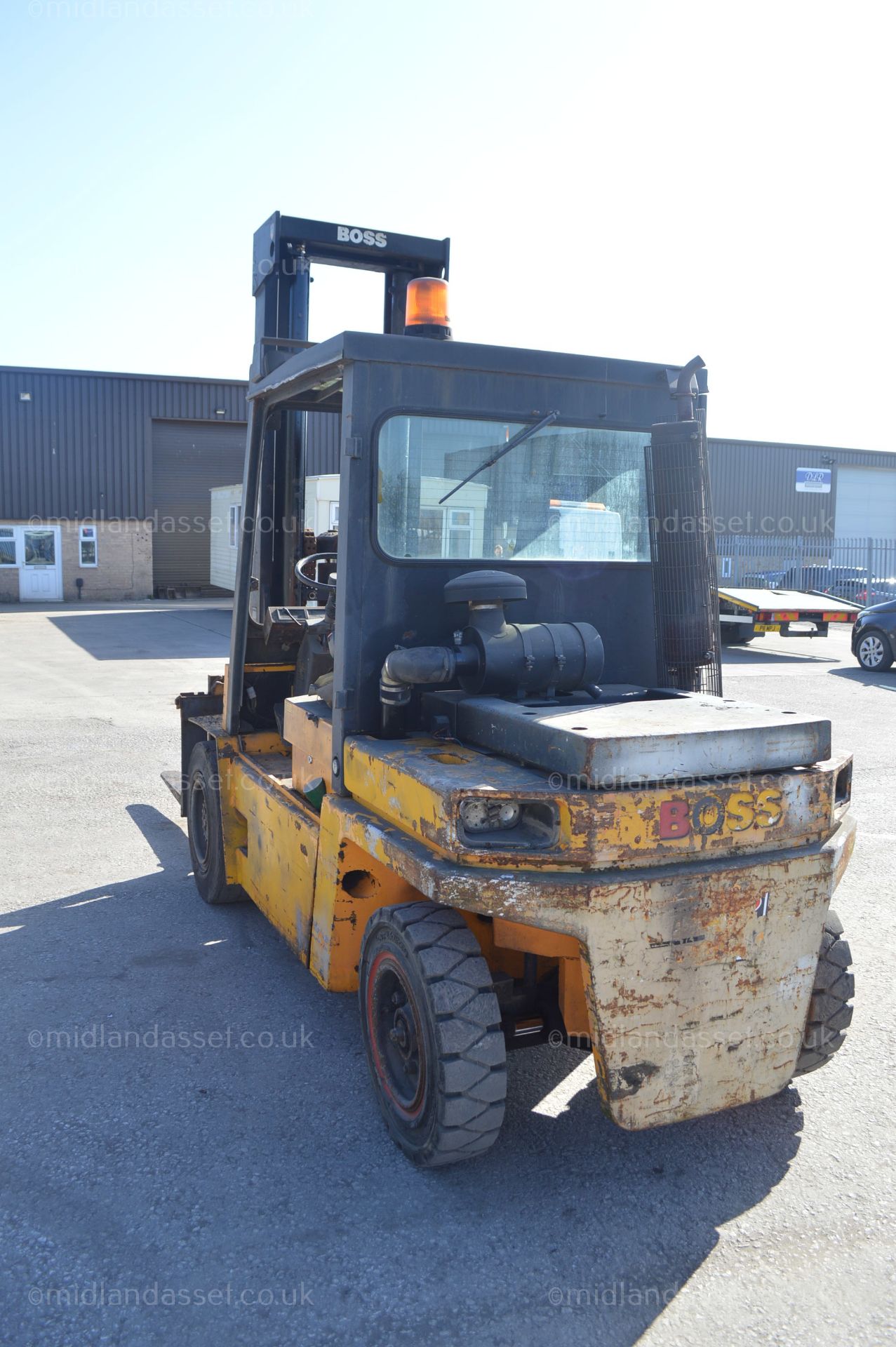 2000 BOSS H70 7 TONNE DIESEL FORK TRUCK - Image 5 of 14